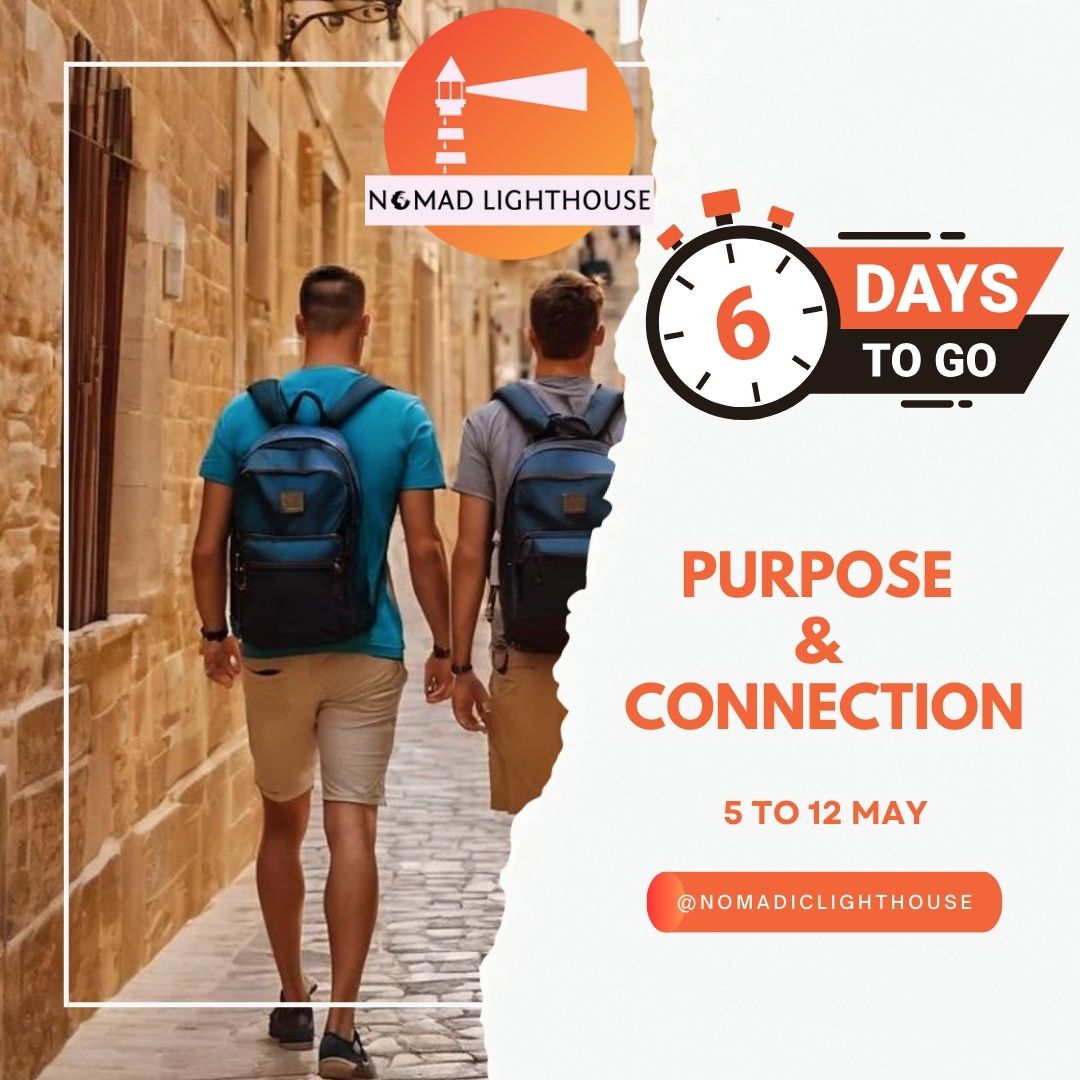 ๐ Only six days left to the first ever edition of our Purpose & Connection retreat! We are all super excited for this experience! And we have a full house! Keep following us for updates and scenes of our event next week! #TransformationJourney #LifeChanging #retreat #ikigai #connectionandpurpose #purpose #digitalnomads