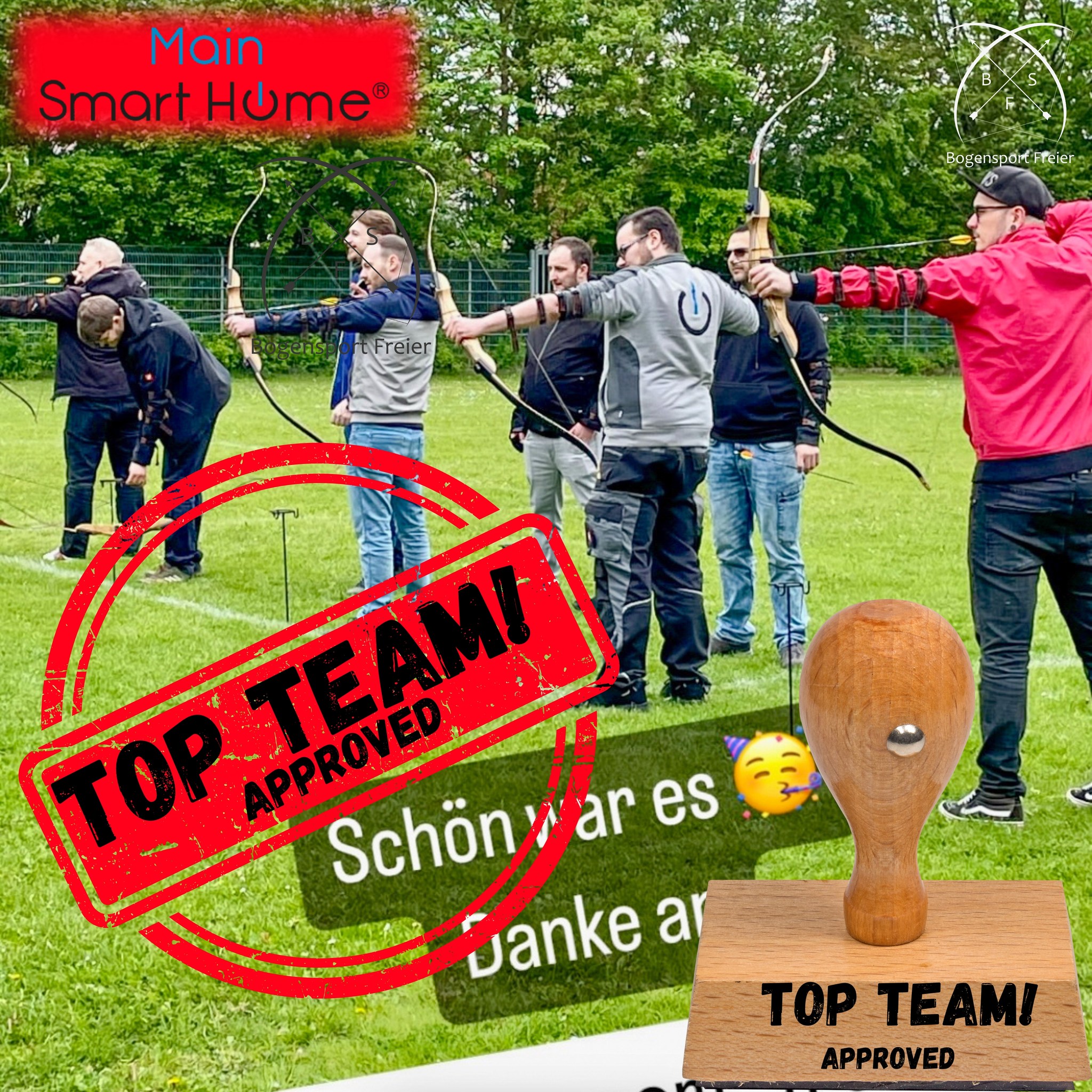 🎯 Heute hatten wir ein super Team-Event mit @mainsmarthome aus Dettelbach 🏹
Es hat richtig Spaß gemacht mit euch 💪
Vielen Dank an alle Teilnehmer 🏹
#teamevent #bogenschießen #bogensport_freier #würzburg #wertheim #kitzingen #team #outdoor #outdoorsport #abenteuer