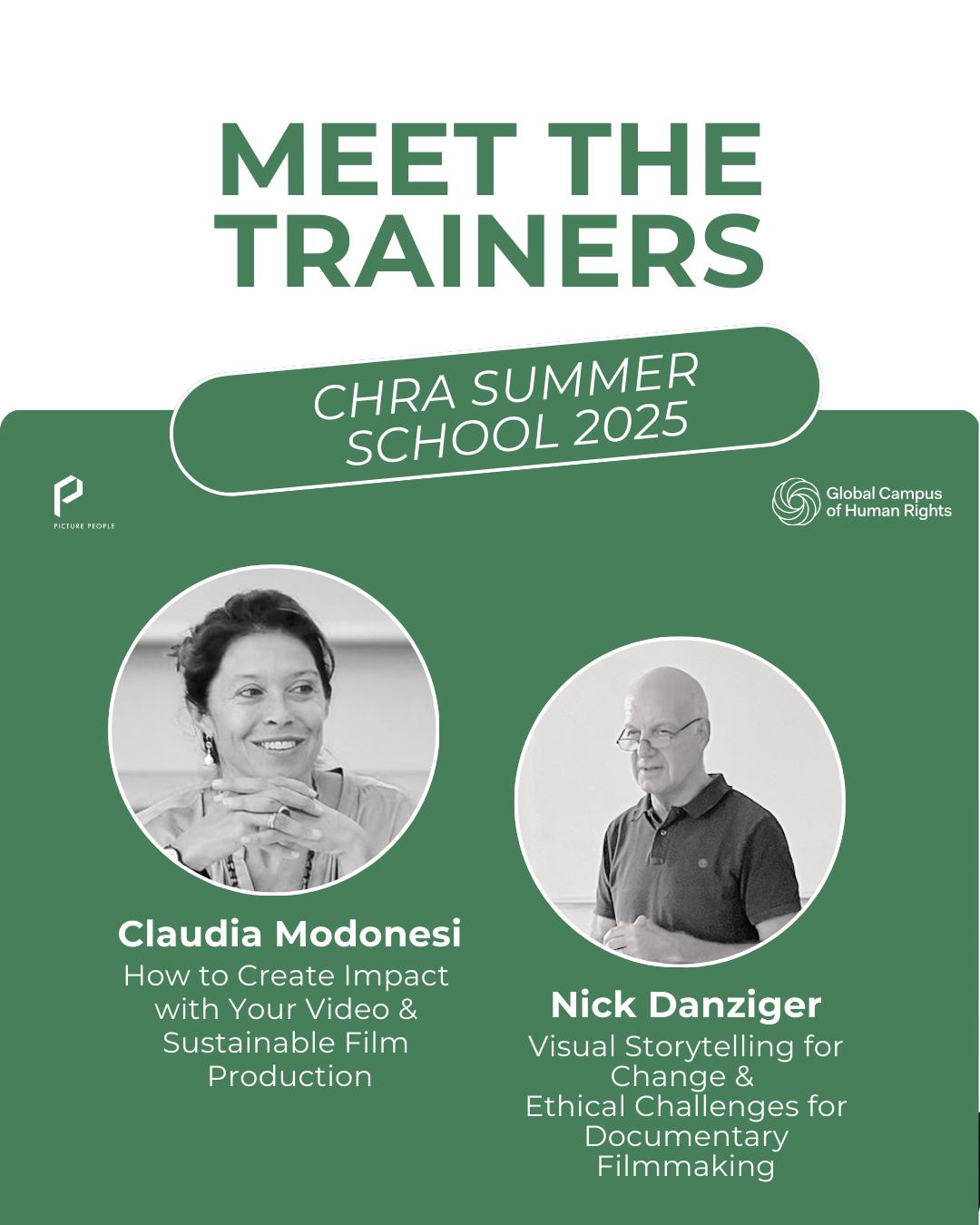 Want to turn your creativity into real-world impact?
At the CHRA Summer School 2025, you'll learn from two leading voices in human rights and visual media:
📸 Nick Danziger @nickdanziger
🎓 Claudia Modonesi
They’ll guide you through how to:
→ Use storytelling to expose injustice and influence change
→ Create documentaries that shift public opinion
→ Build a career at the intersection of film, advocacy, and human rights
Spots are limited.
So, apply now via the link in bio.
Powered by @picturepeoplemsp & @gchumanrights
#CHRASchool #HumanRights #ImpactFilmmaking #SocialJustice #ClimateJustice #VisualStorytelling #Film #Documentary