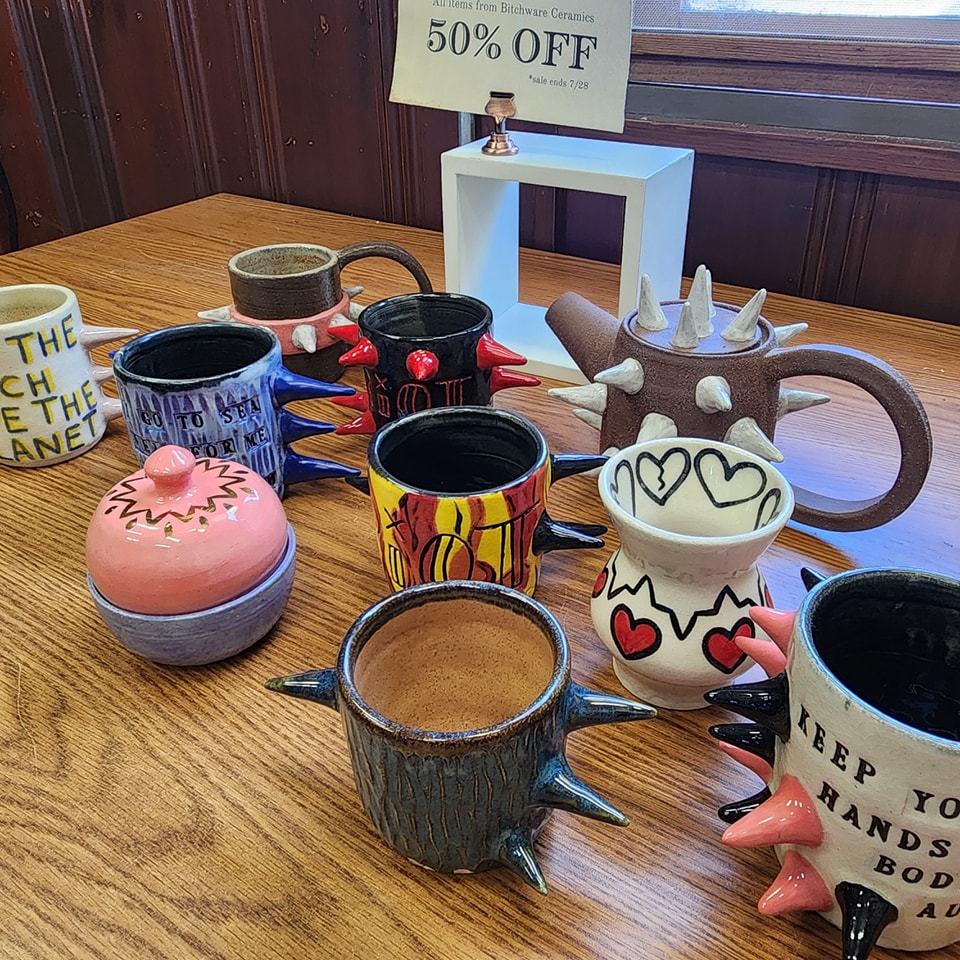 All ✨Bitchware Ceramics✨ items are 50% OFF this week!
Shop the sale in the store or online at azilascauldron.com
🖤🖤
.
.
.
.
.
#BitchwareCeramics #CeramicSale #HandmadeCeramics #LocalShop #MetaphysicalShop #ShopLocal #SupportSmallBusiness #WitchyGoods #WitchyHomeDecor #50PercentOff #ShopTheSale #OnlineShopping #InStoreShopping #AzilasCauldron #WitchCrafts #Spirituality #MindfulLiving #HolisticLiving #HomeDecor #UniqueFinds