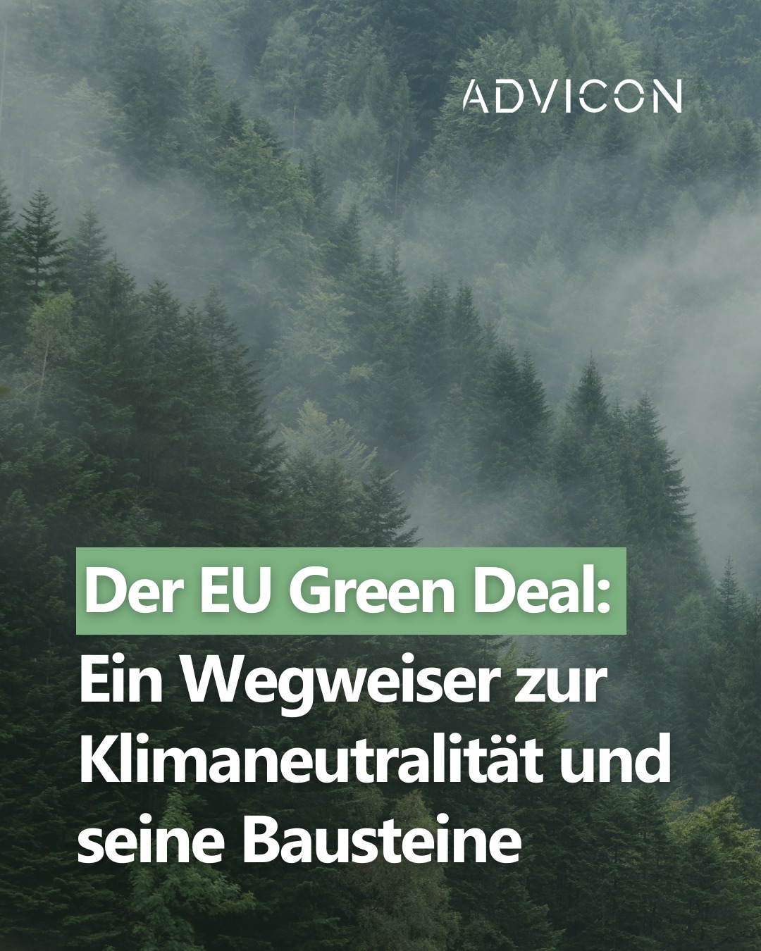 Der EU Green Deal erklärt: Wie Unternehmen nachhaltige Chancen nutzen und zur Klimaneutralität beitragen können. 🌱
Heute erfahren Sie, was der EU Green Deal wirklich bedeutet – und welche Rolle die EU-Taxonomie dabei spielt. Viel Spaß beim Lesen!
Wenn Sie Fragen zu diesem Themengebiet haben, kontaktieren Sie uns gerne. Wir beraten Sie umfassend und unterstützen Sie auf Ihrem Weg in eine nachhaltige Zukunft.
#ADVICON #GreenDeal #Nachhaltigkeit #EUTaxonomie #Klimaneutralität #Nachhaltigkeitsberatung