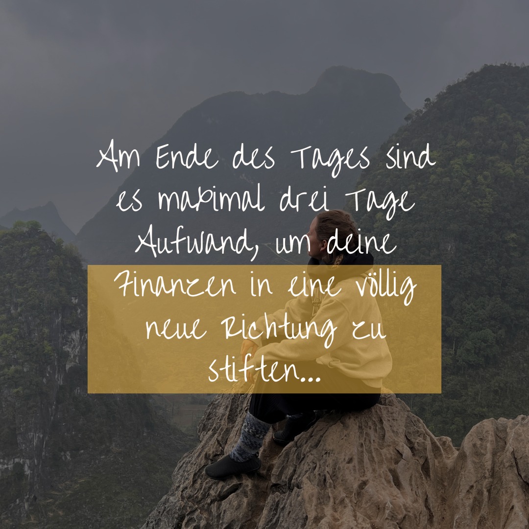 💭 Am Ende des Tages ist der Berg nur noch ein kleiner Hügel ⛰️
Ich kenne dieses Gefühl nur zu gut...
Diese Unsicherheit über die eigenen Finanzen,
die Sorgen, ob ich wohl die richtige Entscheidung treffen werde,
die Ängste, ob es sich vielleicht niemals leichter anfühlen wird!
All das kann sich wie ein tonnenschwerer Rucksack anfühlen, der dich nachts wach hält und den du einfach nicht ablegen kannst.
Ein ständiges Gedankenkarussell, das dir einredet, der Berg der finanziellen Herausforderungen sei einfach unüberwindbar.
🧡 Doch ich kann dir aus eigener Erfahrung sagen:
Der Berg, den du dir in deinem Kopf ausmalst, ist in Wirklichkeit VIEL kleiner,
als du denkst!
Er ist überwindbar - mit dem richtigen Equipment und der richtigen Begleitung!
Einer Begleitung, die diesen Berg bereits erfolgreich bestiegen hat und genau weiß, wie es geht! Einer Begleitung, die dich motiviert, die dich sieht - als Mensch und als Seele! Eine Begleitung wie ich es bin!
Lass uns gemeinsam diesen Berg besteigen und gemeinsam deine Ängste überwinden, damit du in dir endlich wieder dieses Gefühl von tiefer Sicherheit spürst. ✨
Es ist Zeit, deine Finanzen neu zu denken und dir die Freiheit zu nehmen, die du verdienst. Bist du bereit? 🫶🏻
#finanzenfürfrauen #trusttheprocess #finanzenfüranfänger #finanziellselbstbestimmt #finanzcoachingfürfrauen #finanzcoaching