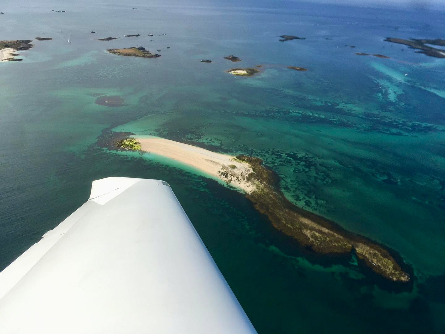Le « toucan » de l’Archipel des Glénans photographié par notre pilote Hervé 📷🤩 #diamondaircraft #avion #avgeek #lesglenans #belleileenmer #aeroclub