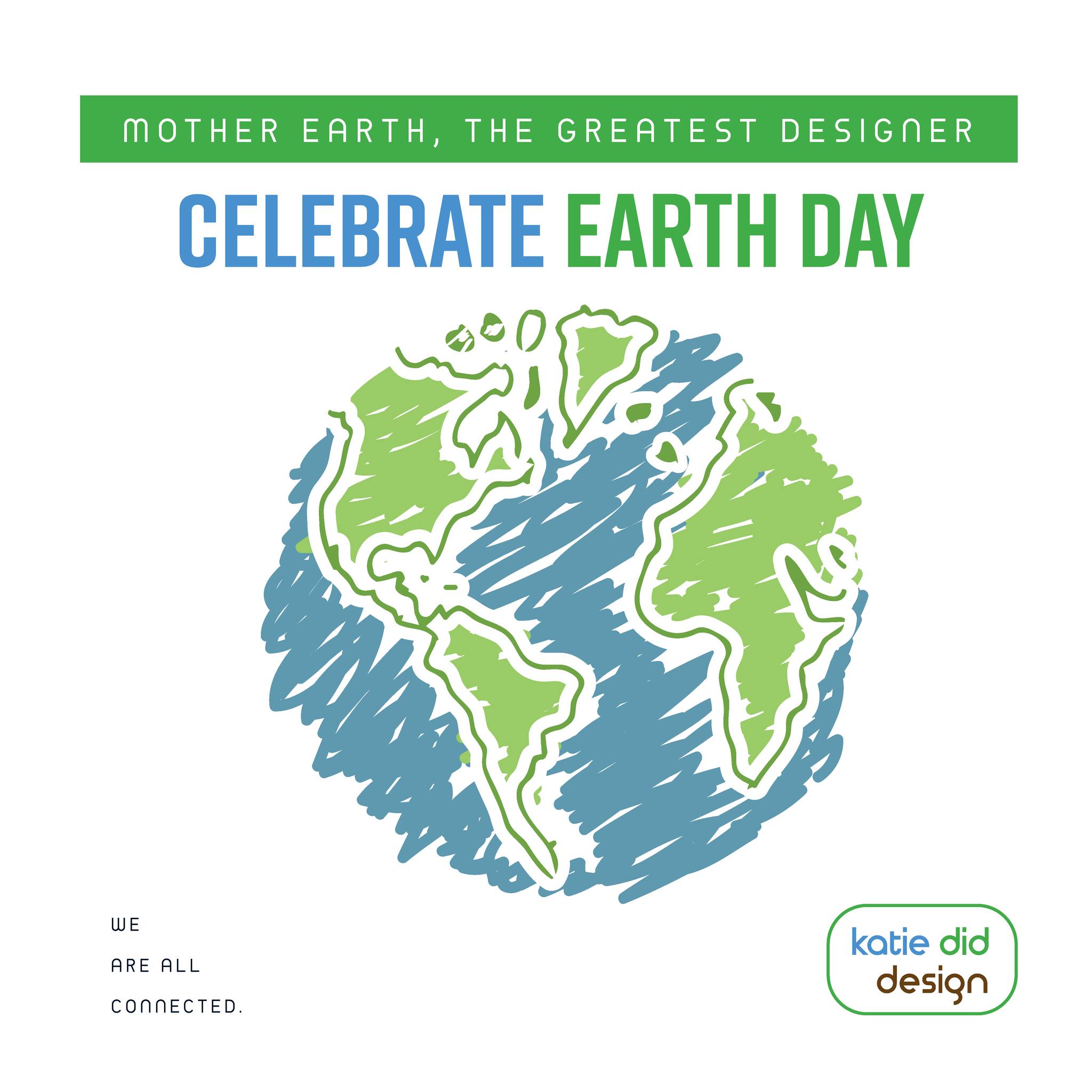🌍✨ Happy Earth Day! 🌱 Today, we celebrate Mother Earth, the greatest designer of all.
As a designer, I draw inspiration from the natural world all around us - especially this time of year. Spring reminds us of the beauty in change and the power of transformation.
Looking to bring your brand to life with designs that reflect the beauty of nature? Let's collaborate and create something truly remarkable. 🌿🎨
#EarthDay #MotherEarth #WeAreConnected #katiediddesign