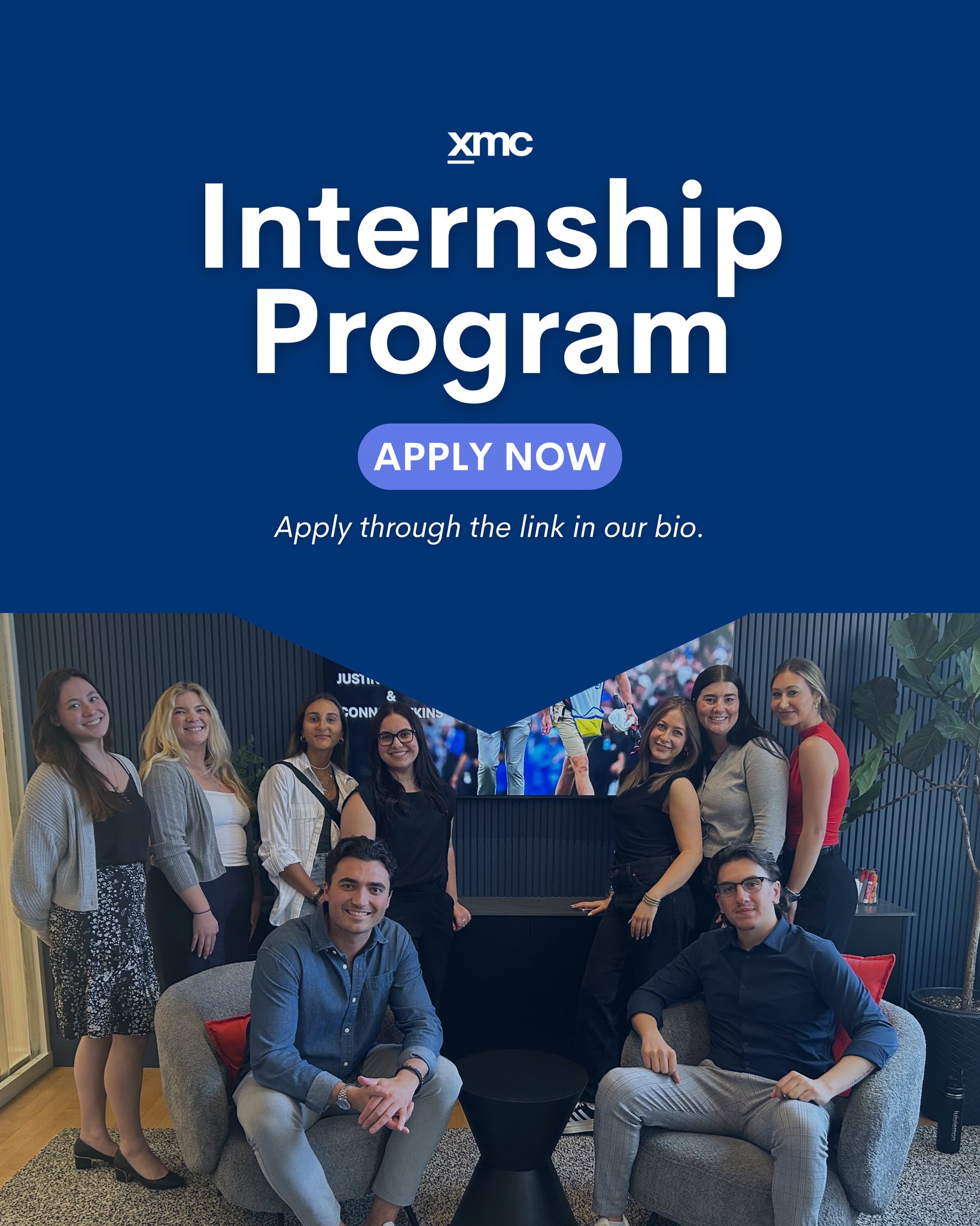 Kickstart Your Career with XMC 🎉
Our Spring/Summer Internship Program is open for applications! Dive into hands-on projects, network at top events, and gain career-launching eXperience.
👀 Spots are limited, so don’t wait—check the link in our bio to apply now!
#eXperientialMarketing #Internship #Sponsorshipmarketing #eXperienceIsEverything