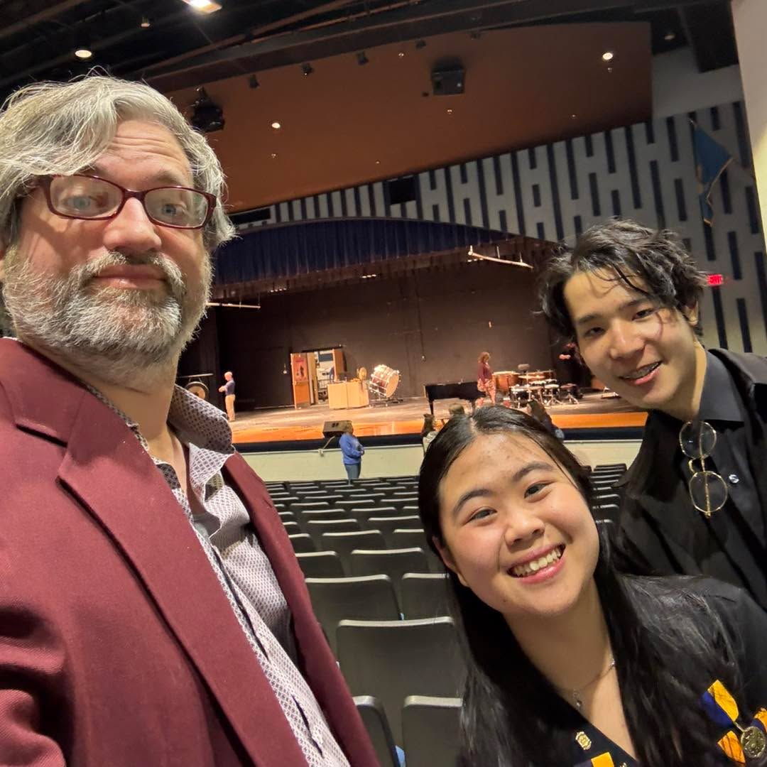 Last night was the conclusion of the Delaware All-State concert series, and it was so great to watch my student and DYSO percussionist Bonnie Law complete her THIRD All-State concert this year as first chair Mallet Percussion and the solo Timpani chair for Senior Band (and Orchestra)!
Bonnie was also accepted into all three college programs she applied for and decided on attending UD as a percussion major in the Fall!
Congrats to Bonnie and all of the young musicians involved in the Delaware All-State program!
