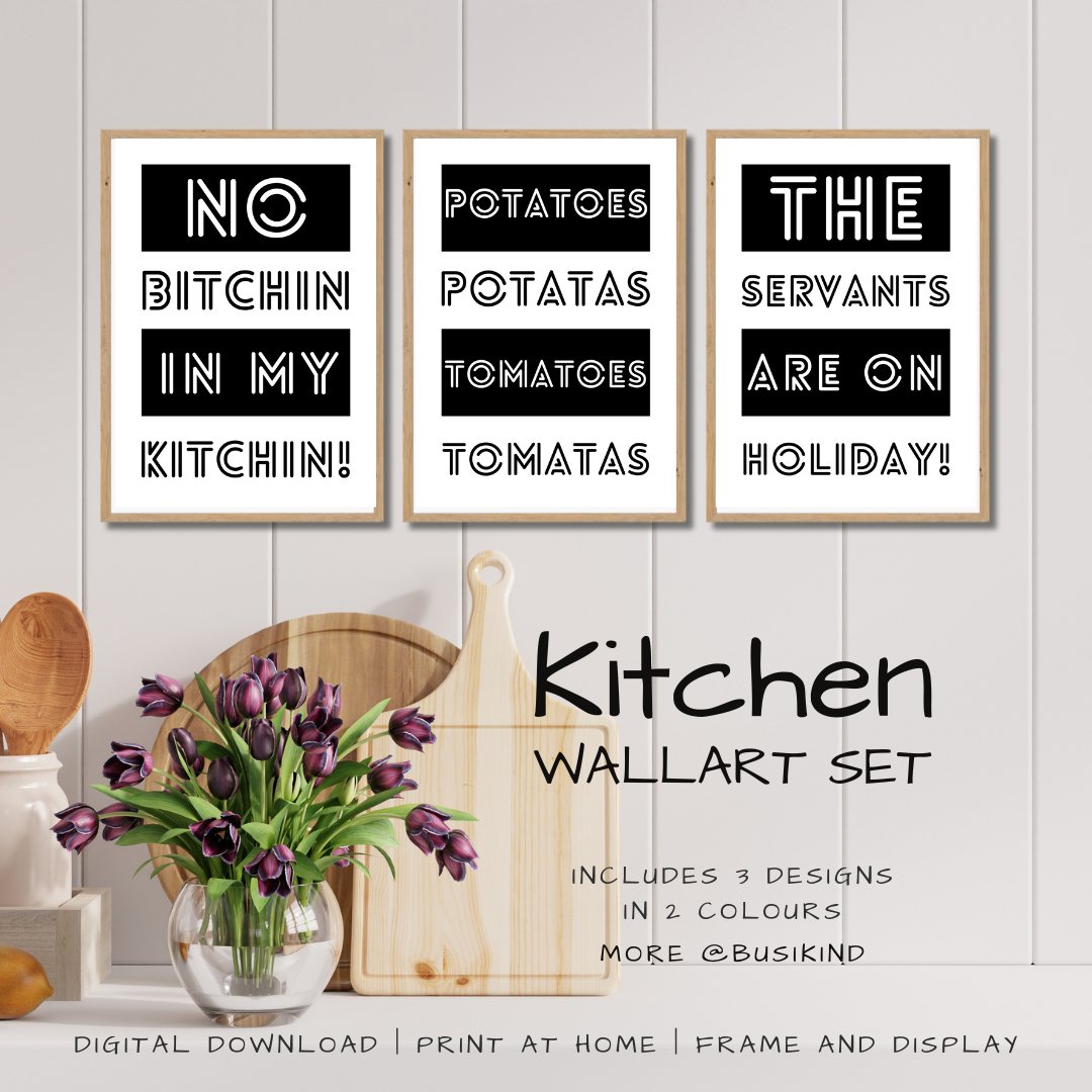 Need Some Christmas Gift Inspo That You Can Get In An Instant?! Here's Something For The #Foodie In Your Life And There's 50% Off All Wall Art Sets Until 24th December #happychristmas :)
Download Our Funny Candid Kitchen Wall Art Set Here:
https://www.etsy.com/uk/listing/1543100889/candid-kitchen-wall-art-set-set-of-3
Check Out The #Etsy Shop For More Or Follow Us:
@busikind
#lastminutegifts #lastminutegiftideas #christmascountdown2024 #funnygifts #budgetfriendlygifts #christmasgiftguide #foodiegram #mumskitchen #christmasgifting #wallartprints #kitchenwallartprint #kitchenposters #kitchendecor #giftsformum #printableposter #giftingonabudget #funnywallart #printablequotes #printablewallart #giftsforthehome #cooking #homecookedgoodness #eatdrinkandbemerry #supportsmallbusiness