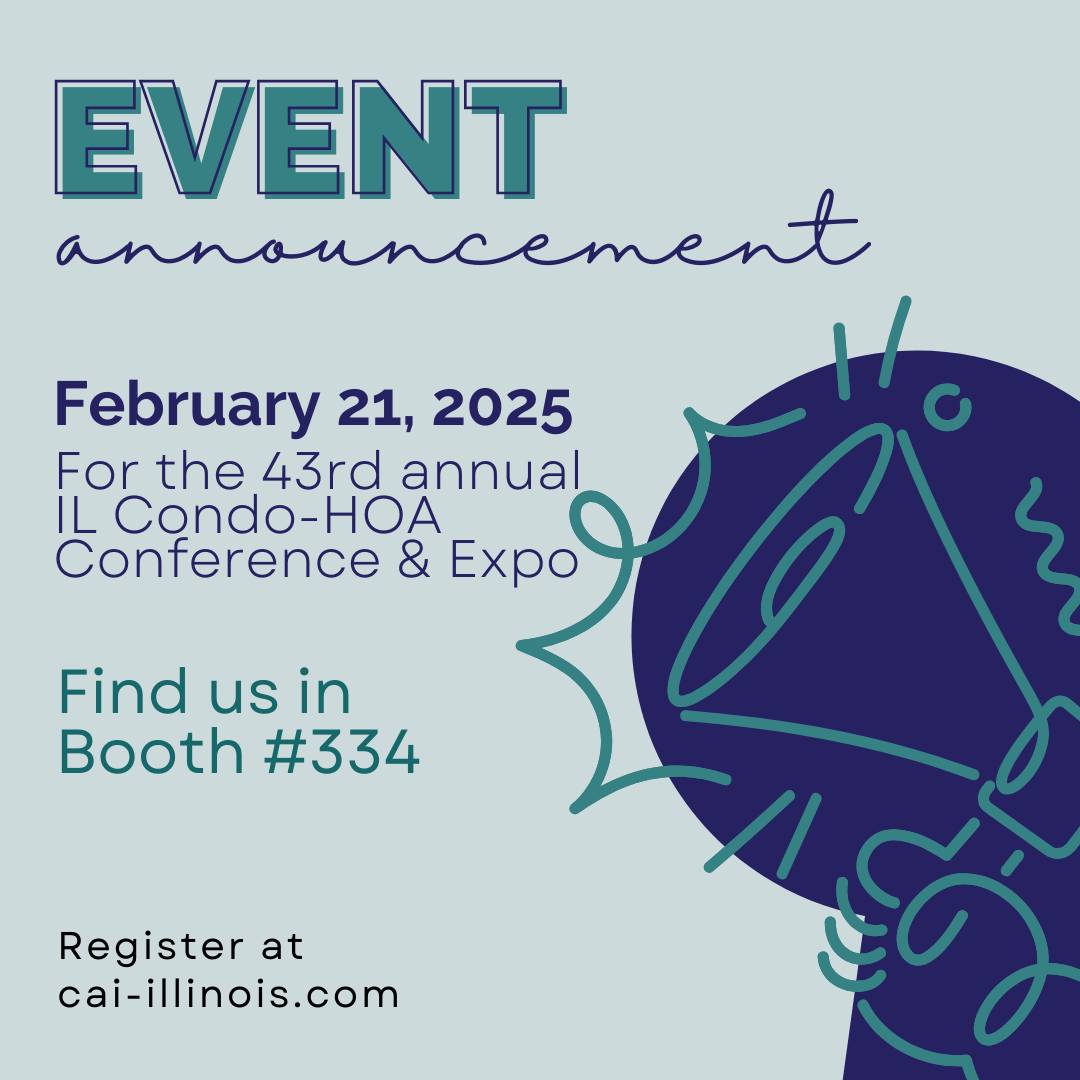Only a few more days until the 43rd annual IL Condo-HOA Conference & Expo! Don’t forget to get registered ASAP and visit our attorneys in booth 334!
Ask any questions or take a few handout, we are excited to speak with you! Register at https://www.cai-illinois.org/events/il-condo-hoa-conference-expo-2025/
#Association #realestate #homeowner #homeownertips #propertymanagement #hoa #CondoLiving #attorneyatlaw