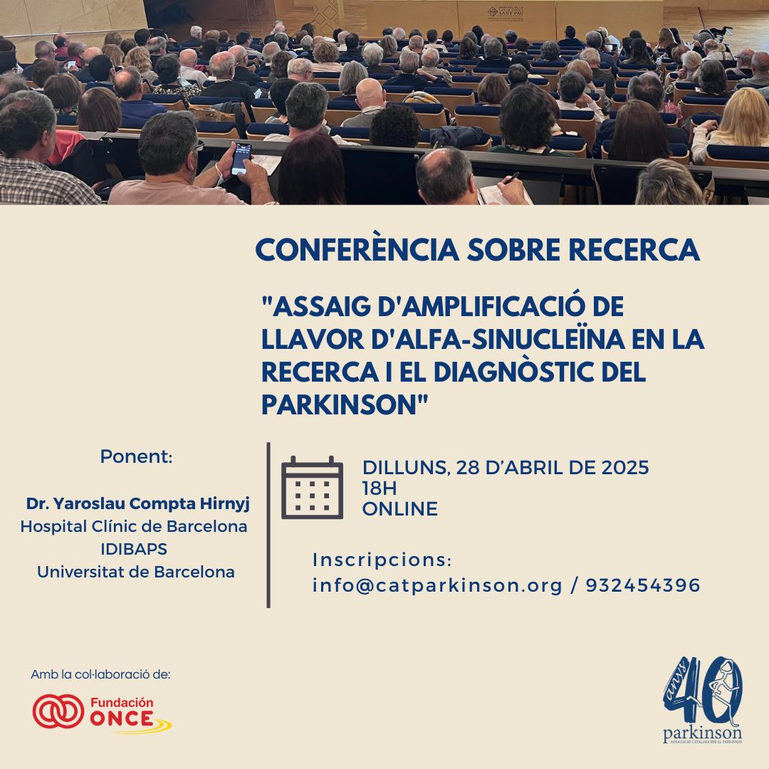 #juntsmiremcapalfutur #catparkinson #Parkinson