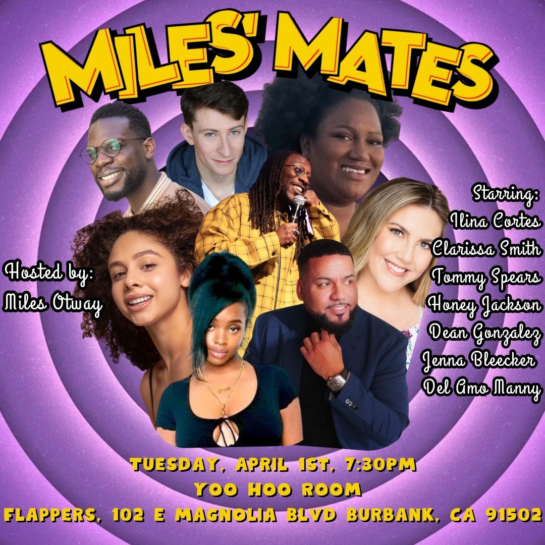 Spend this April Fools Day with me and mi amigos gracioso for Miles' Mates!
🎟️: https://www.flapperscomedy.com/site/shows.php?event_id=75117
#standup #comedy #show #flappers
