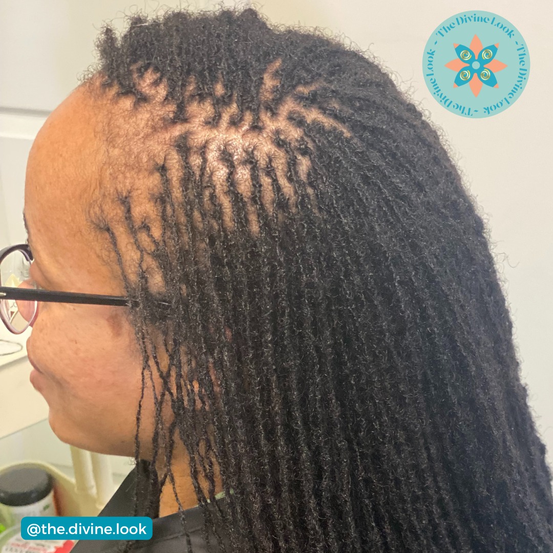 Your hair, your journey, elevated to new heights with The Divine Look ✨
From Sisterlocks to Microlocks, our talented locticians deliver the style, strength, and beauty you deserve.
Appointments are open in Columbus—step into a space dedicated to excellence in lock care!
#DivineDifference #CraftedWithCare #LockLove