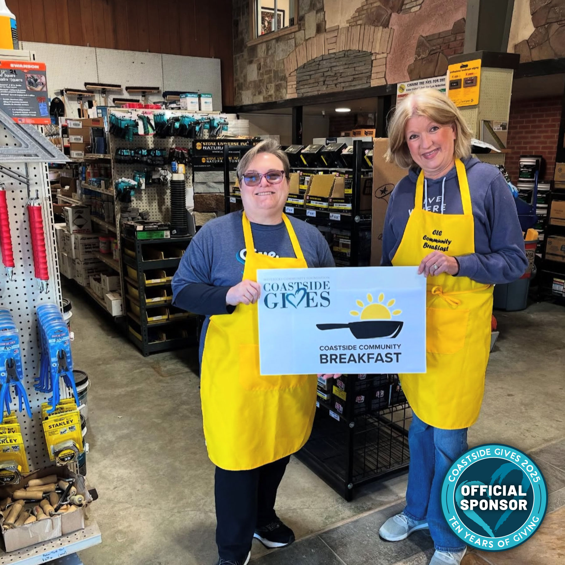 Are you ready to give big tomorrow?! Just one more day until Coastside Gives 2025! Thank you to sponsors like HMB Building and Garden for making this year's event possible.
Get ready at the link in our bio.
#hmbbuildingandgarden #hmb #halfmoonbayca #coastside #coastsidegives #coastsidegives2025 #coastsidecommunitybreakfast