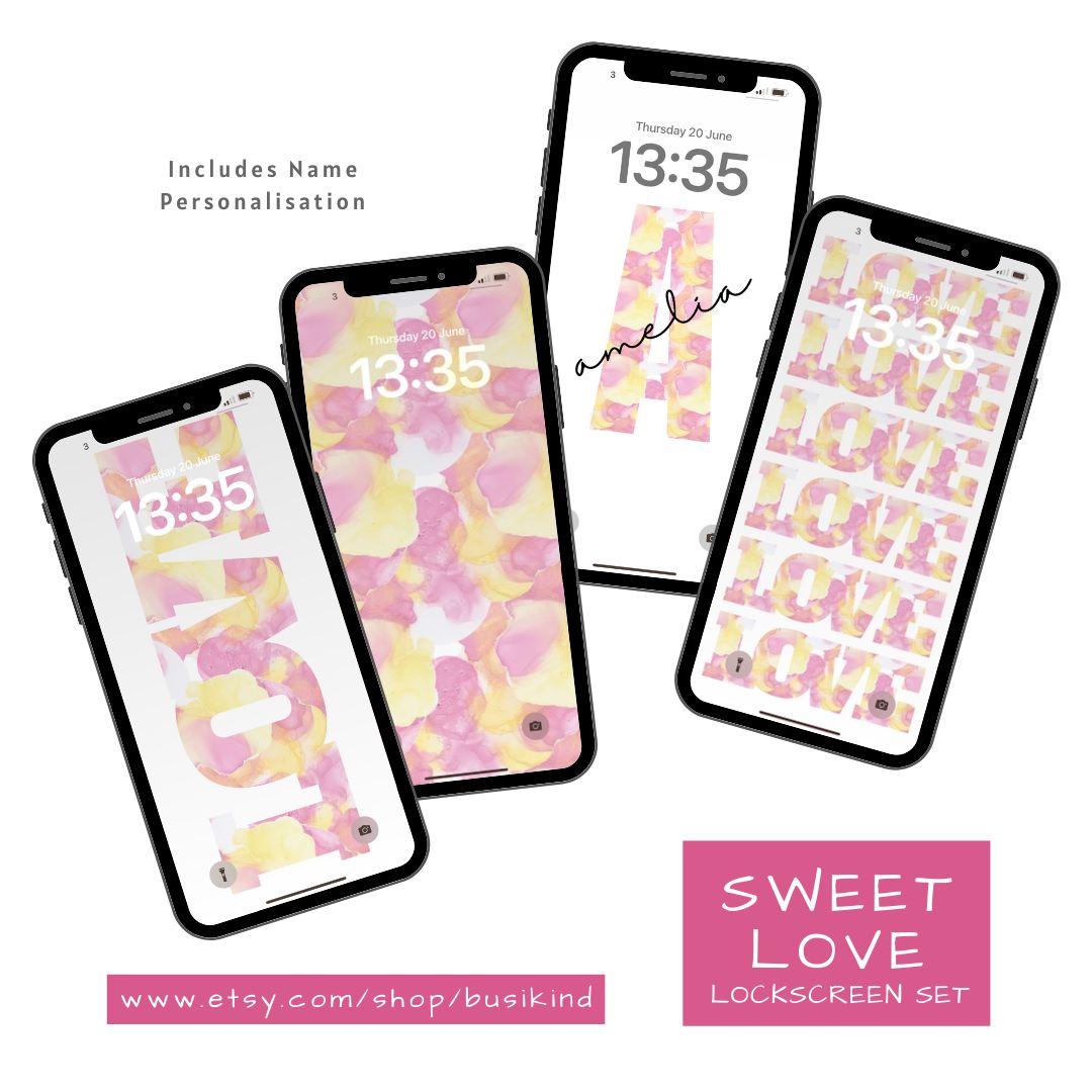 Sweet Love From Our 'Feel The Love' Lock Screen Range Is A Real Visual Treat For Your Phone And Includes Name Personalisation; Available For Various #SamsungGalaxy And #iPhone Models Or For Use In #Instagram Stories.
Check Out #Sweet #Love Lock Screen Set Here:
https://www.etsy.com/uk/listing/1736642824
Follow BusiKind For More:
@busikind
#watercolourlockscreens #watercolorlockscreen #digitalart #selfesteem #loveyourself #loveislove #dailyaffirmations #digitalwallpaper #digitalwallpapers #phonecustomization #phonecustomisation #BeMyValentine #girlsiphonelockscreens #girlsiphonewallpaper #phonewallpapers #samsunggalaxywallpaper #samsunggalaxylockscreens #samsunggalaxys24 #instagramstories #iphone13 #iPhones14 #iphone15 #samsunggalaxys23 #dailymotivation #namepersonalization
