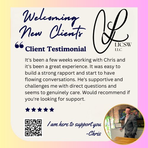 New Review! Welcoming New Folks To My Practice
●Accessible Support On Your Terms
●Less Expensive Than Popular Online Platforms
●No Obligatory Assessments
●No More Waiting Or Searching For A Provider
#MentalHealth #SelfCare #PersonalGrowth #MentalWellness #Mindfulness #SelfLove #EmotionalHealth #OldMentalMuscle #NewMentalMuscle #GrowthMindset #InnerPeace #HealingJourney #SelfImprovement #StressRelief #MentalStrength #SelfAwareness #MindsetMatters #Resilience #SelfDiscovery #PlanfulProcessing #Actioning #ActionItems #TenFifteenTwo #Massachusetts #Therapist #LICSW #JudgementOfSelf #SelfJudgement #InternalConflict #MentalHealthMaintenance