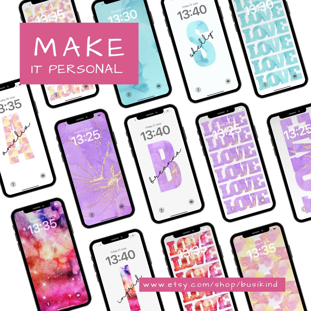 Show Yourself Some Love This Valentine's With One Of Our Personalised Lock Screen Sets From The 'Feel The Love Range'!! Four Watercolour Designs To Choose From, For Use With #Samsung Galaxies, #iPhones Or Use In Your Instagram Stories.
Inked Love Set (Light Blue):
https://www.etsy.com/uk/listing/1750834479
Divine Love Set (Purple & Gold):
https://www.etsy.com/uk/listing/1750839587
Sweet Love Set (Pink & Yellow):
https://www.etsy.com/uk/listing/1736642824
Cosmic Love Set (Pinks, Reds, Purples & Stars):
https://www.etsy.com/uk/listing/1736463268
Follow BusiKind For More:
@busikind
#watercolourlockscreens #watercolourwallpapers #digitalart #selfcareroutine #positivereaffriamtions #affirmationsoftheday #feelgoodfriday #feelgood #valentinesdaygiftideas #digitalwallpaper #cutegiftsforgirls #cutegiftsforher #personalisedgiftideas #iphonelockscreens #iphonewallpapers #cutelockscreens #samsungwallpapers #samsunglockscreens #SamsungGalaxy #iphone #iphoneart #digitaldetox #watercolordaily #customisedgifts #smartphonebackgrounds #iphone15series #visualreminderswork #etsy