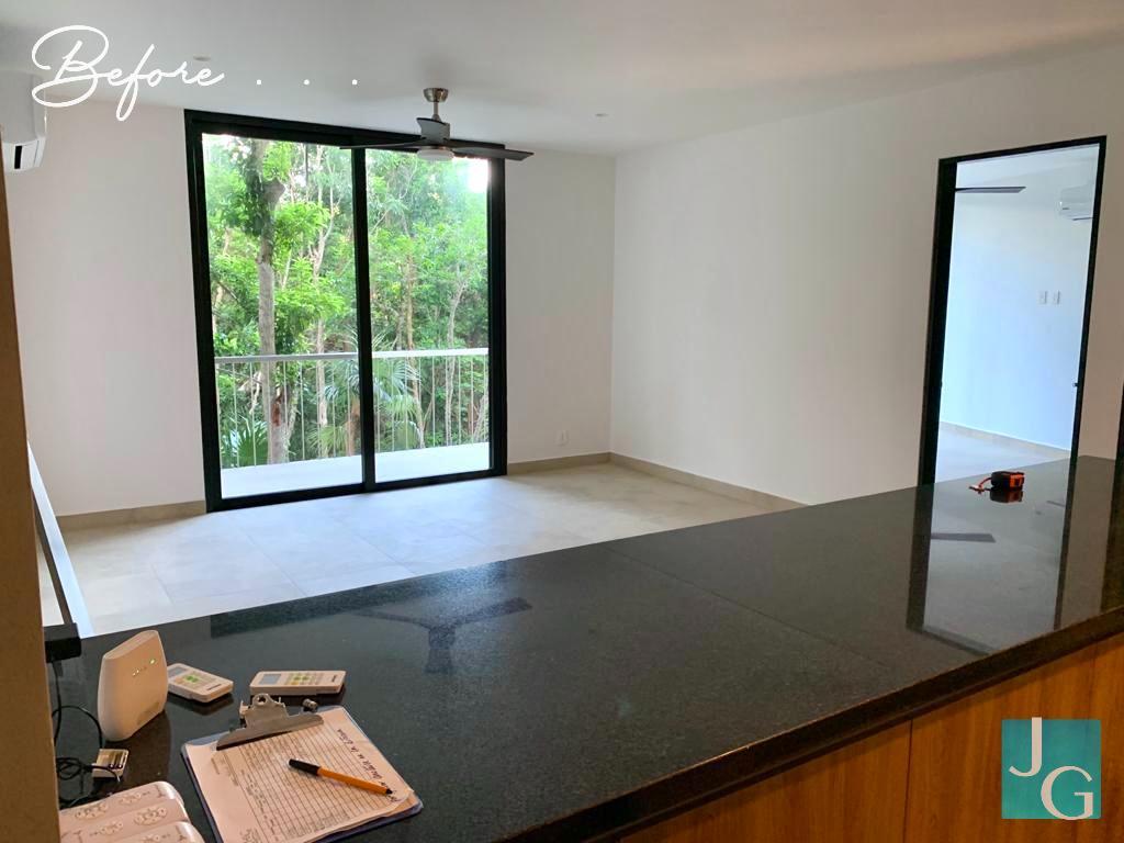 ✨ Project Reveal: Stunning Home Makeover! ✨ We’re excited to show you the incredible transformations from one of our latest projects! Swipe through to see the beautiful before-and-after photos of multiple rooms that went from ordinary to extraordinary!
1️⃣ Living Room: Transformed from a blank canvas to a warm and welcoming space.
2️⃣ Kitchen: Infused with modern charm through stylish decor and sleek finishes.
3️⃣ Bedroom: Crafted into a vibrant Caribbean sanctuary with eye-catching colors and jungle views.
4️⃣ Bathroom: Designed as a tranquil escape that enhances the art of relaxation.
Which room transformation is your favorite? Drop a comment below and let us know what feature stood out to you! 🩵🏡 #HomeTransformation #BeforeAndAfter #InteriorDesign #JamesGreyInteriors