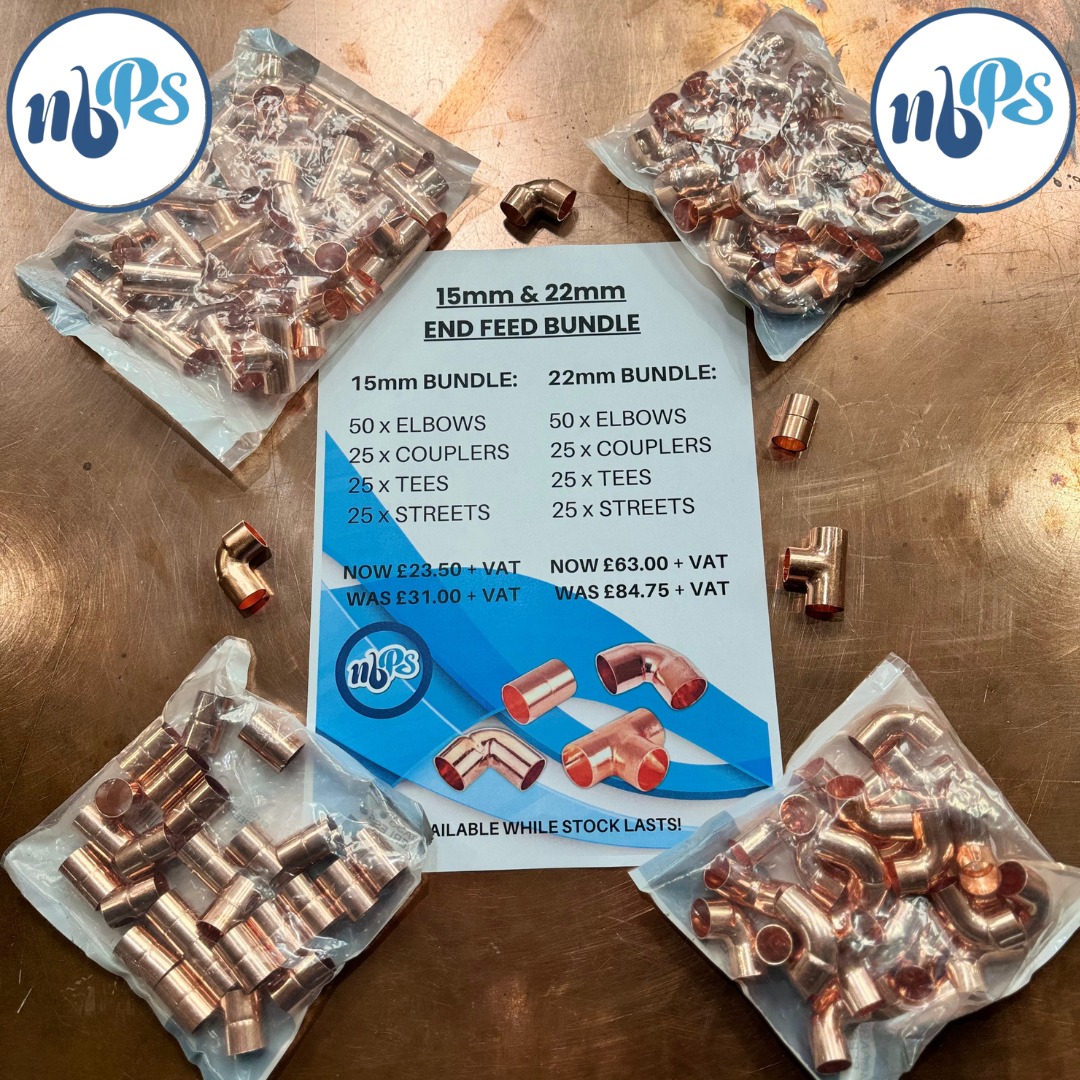 Shop our end feed fittings bundles promos! Lasts until the 31/08/2024.