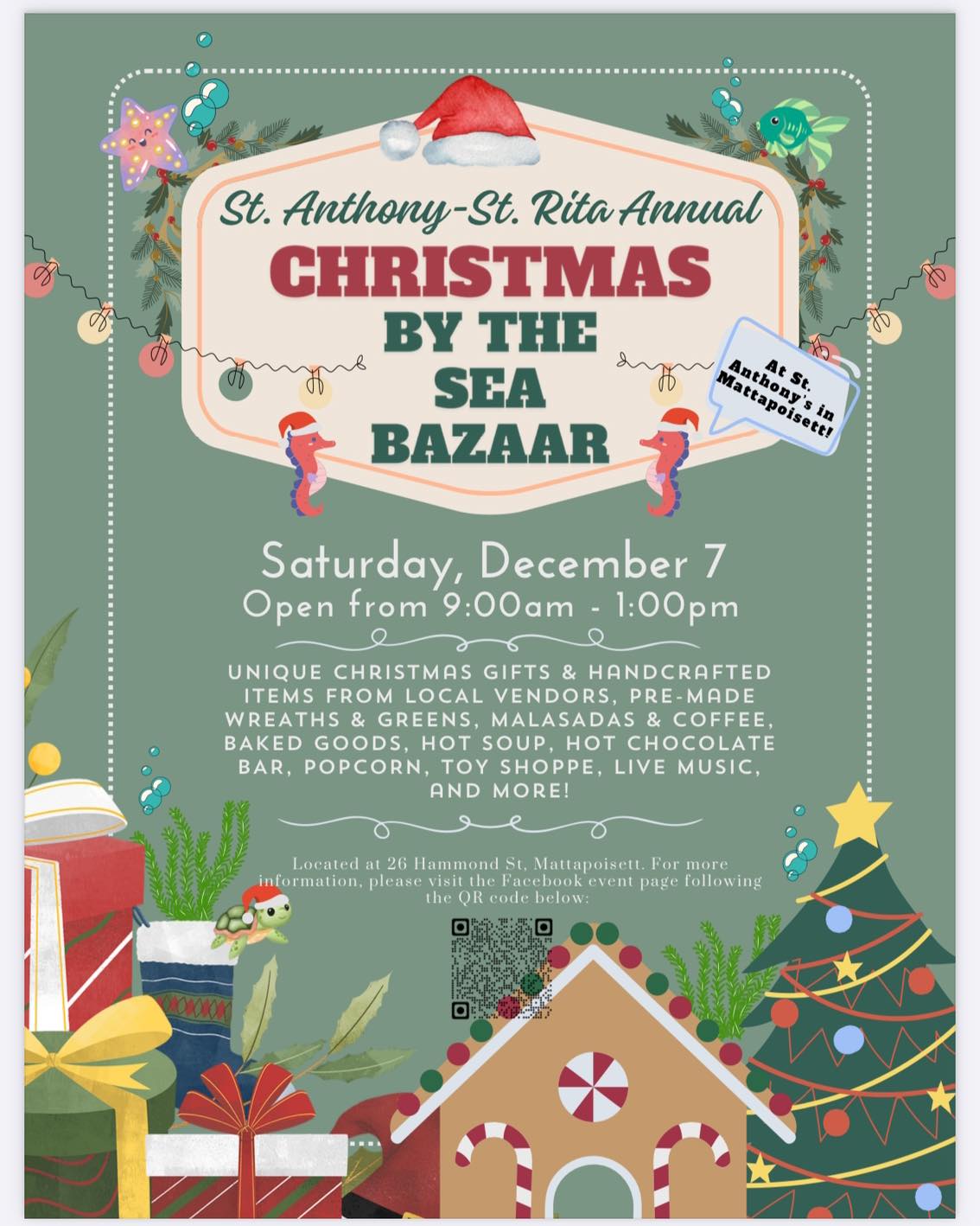 Just 8 days away! There are always so many amazing artists and activities at this event! One of my favorites of the year! I’ll have my Mattapoisett sword fish design printed on sweatshirts too!