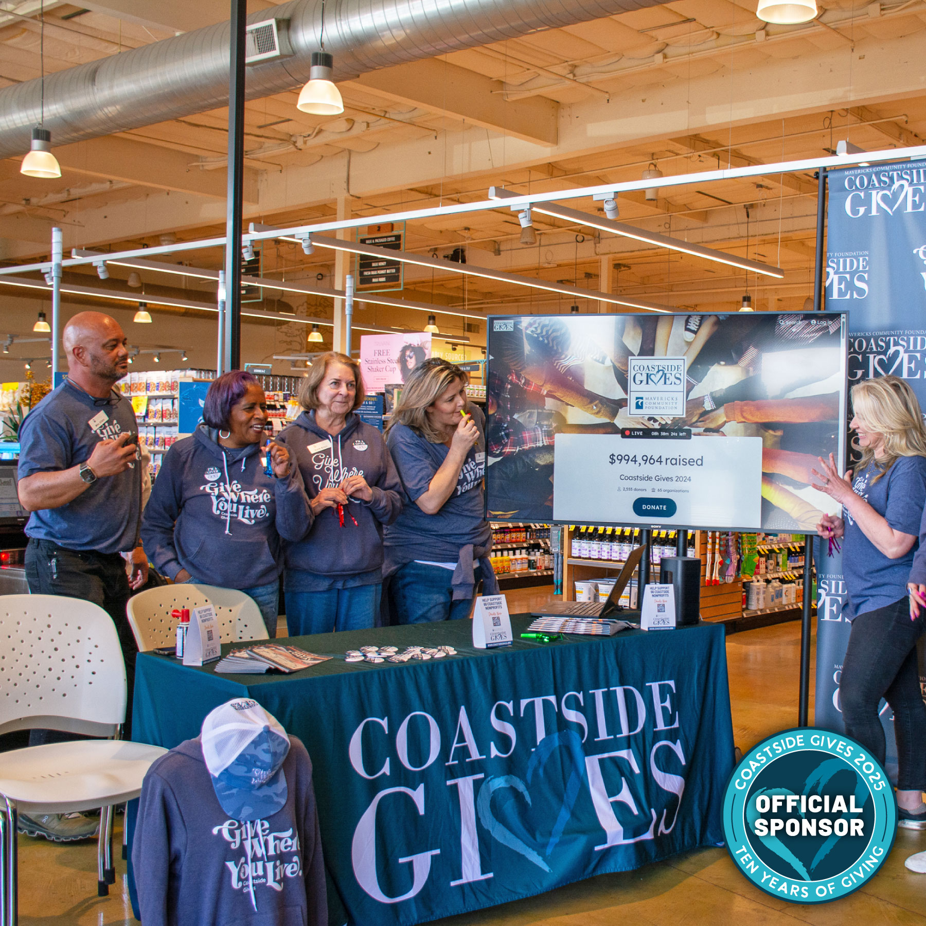 Will we reach our $2 million goal today?! YOU can help make that possible! Visit the New Leaf Community Markets giving table, or donate online to any of our 76 nonprofits at the link in our bio!
#newleafcmarket #newleaf #hmb #halfmoonbay #coastside #coastsidegives #coastsidegives2025
