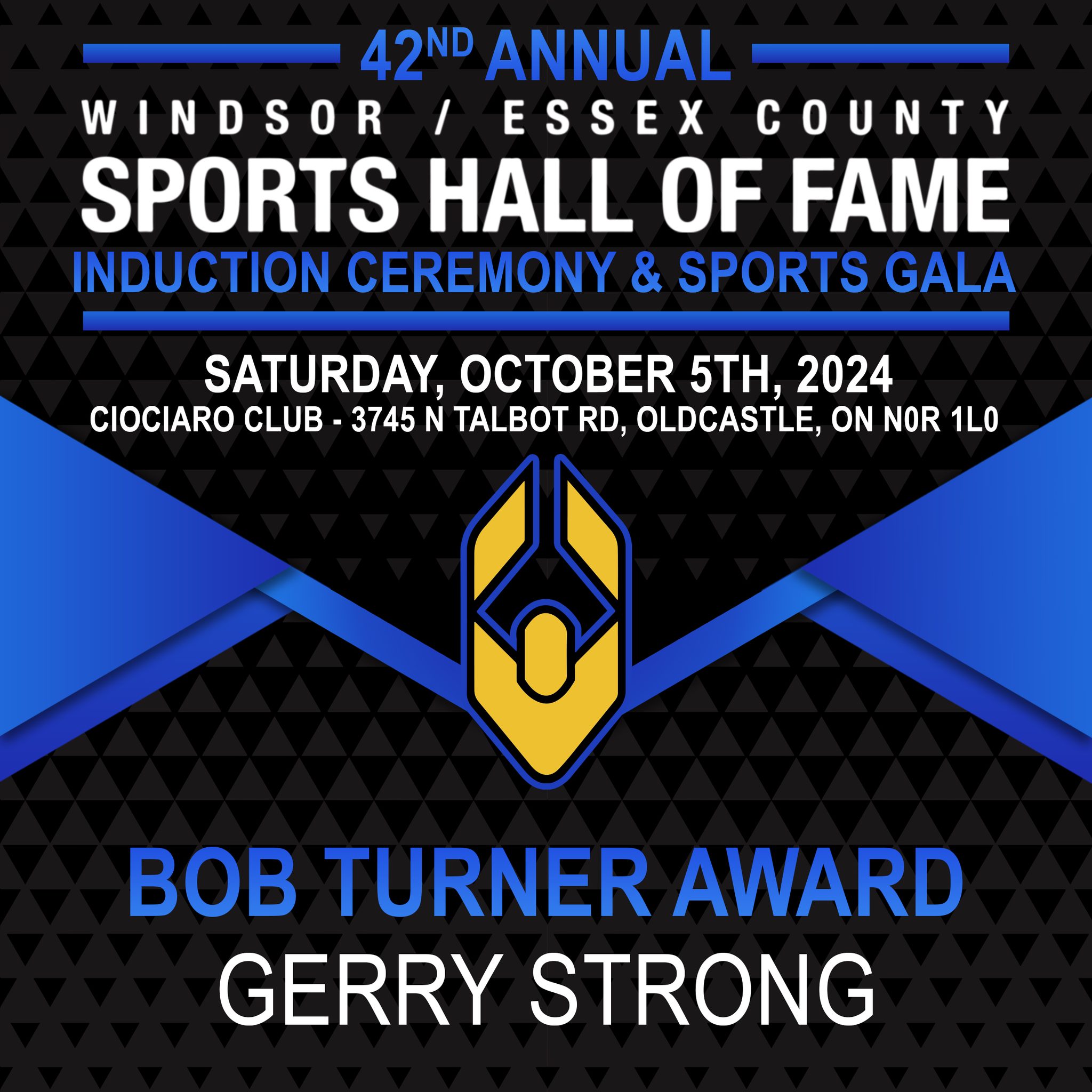 Meet the Inductee - Gerry Strong - Bob Turner Award Winner 🏆
.
.
Gerry’s unwavering support for all things sports in school lead him to be a positive force in many young students lives throughout the years. With a plethora of sports coached, and success stories from those students, it makes Gerry the best candidate to be awarded the Bob Turner Award, and a spot in the Windsor/Essex Sports Hall of Fame!🏆
.
.
Join us in Honouring Gerry at our 42nd Annual Gala on Saturday October 5th at the Ciociaro Club of Windsor!
To purchase tickets 🎟️ use the link in our bio, or visit www.WECSHOF.com
.
.
#wecshof #HallOfFame #Gala #Athletes #Builders #Inductees #windsoressex
#windsor #Sports