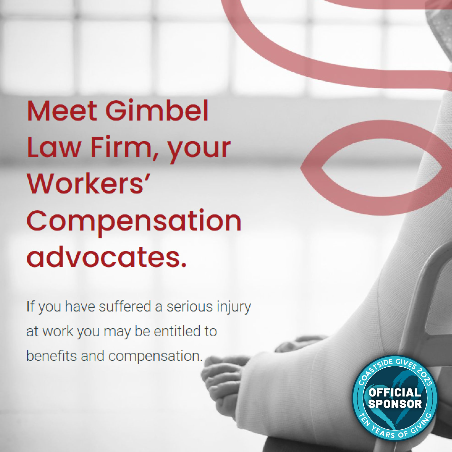 Gimbel Law Firm are your Workers' Compensation experts and advocates! We're so grateful to welcome them to our Coastside Gives sponsorship family this year. Thank you for your support Gimbel!
Give like Gimbel Law Firm today at the link in our bio.
#coastsidegives #givewhereyoulive #coastsidegives2025 #gimbellawfirm