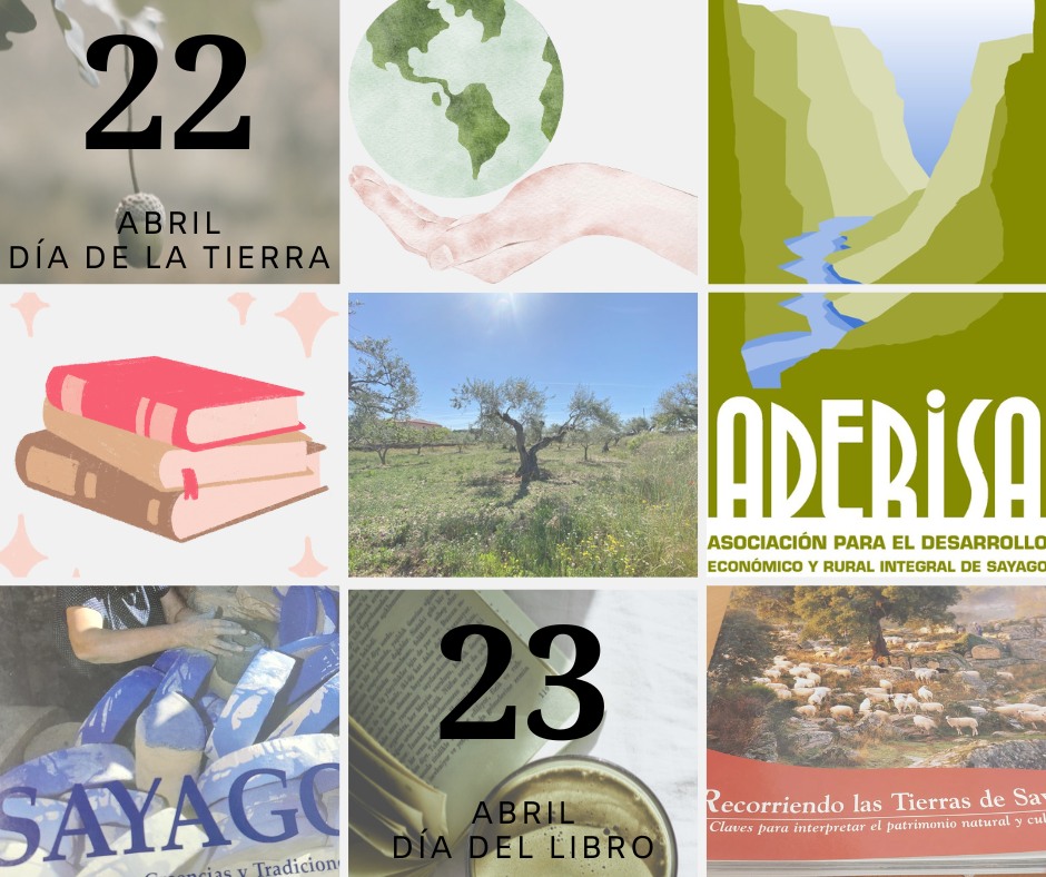 22 de Abril Día de la Tierra
23 de Abril Día del libro y Día de la Comunidad de Castilla y León. Feliz día para todos!!
