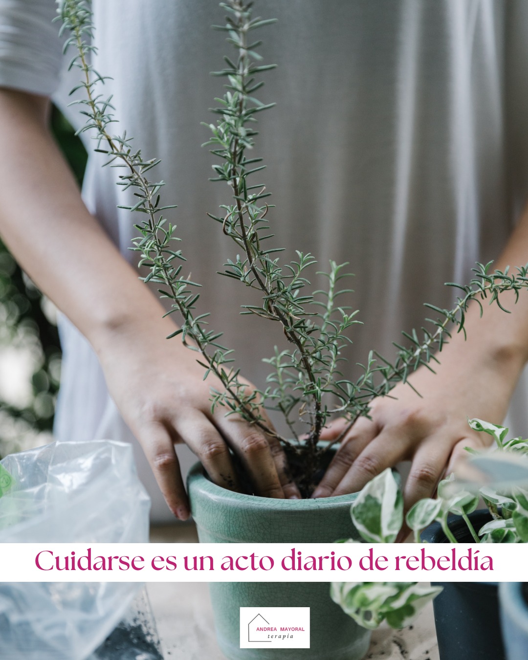 Cuidarse es regalarte momentos de silencio y conexión. Es descubrir en cada pausa la voz que te guía hacia tu interior, honrando la esencia que llevas contigo. Dedicar un instante a ti mismo puede ser la inversión más valiosa.
La terapia también puede ser una forma de autocuidado, el inicio de ese viaje.
Para, palpita y déjate acompañar ❤️
Andrea Mayoral Martín
Psicóloga y terapeuta ocupacional
637667205
andreamayoralterapia@gmail.com
#saludmental #autocuidado #psicologia #terapiaocupacional #psicologiaonline