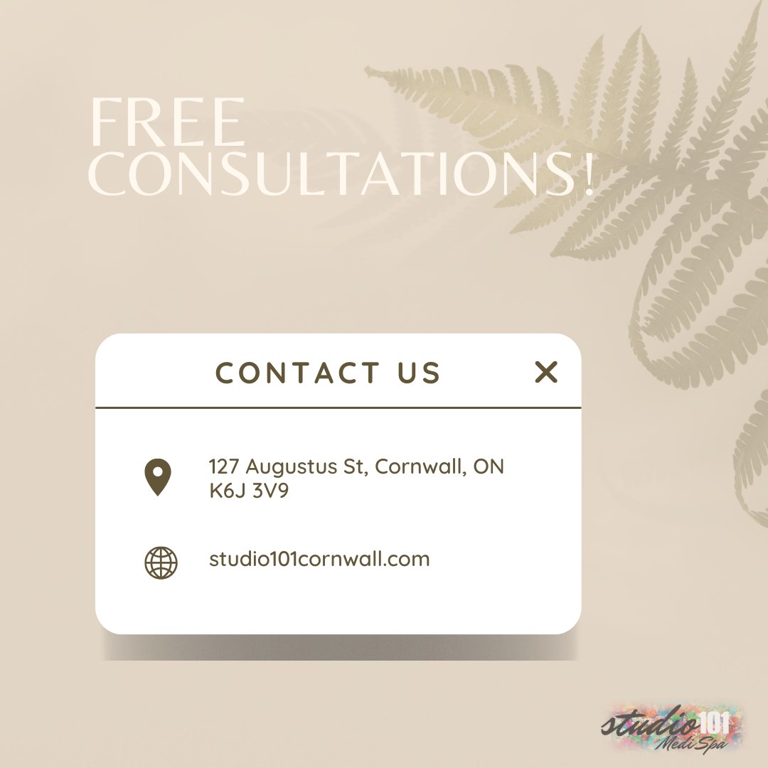 We provide free consultations for any and all of our services at Studio101.
Have a question? Want to book a consultation? Our direct message is the best way to contact us!
#studio101 #selfcare #confidence