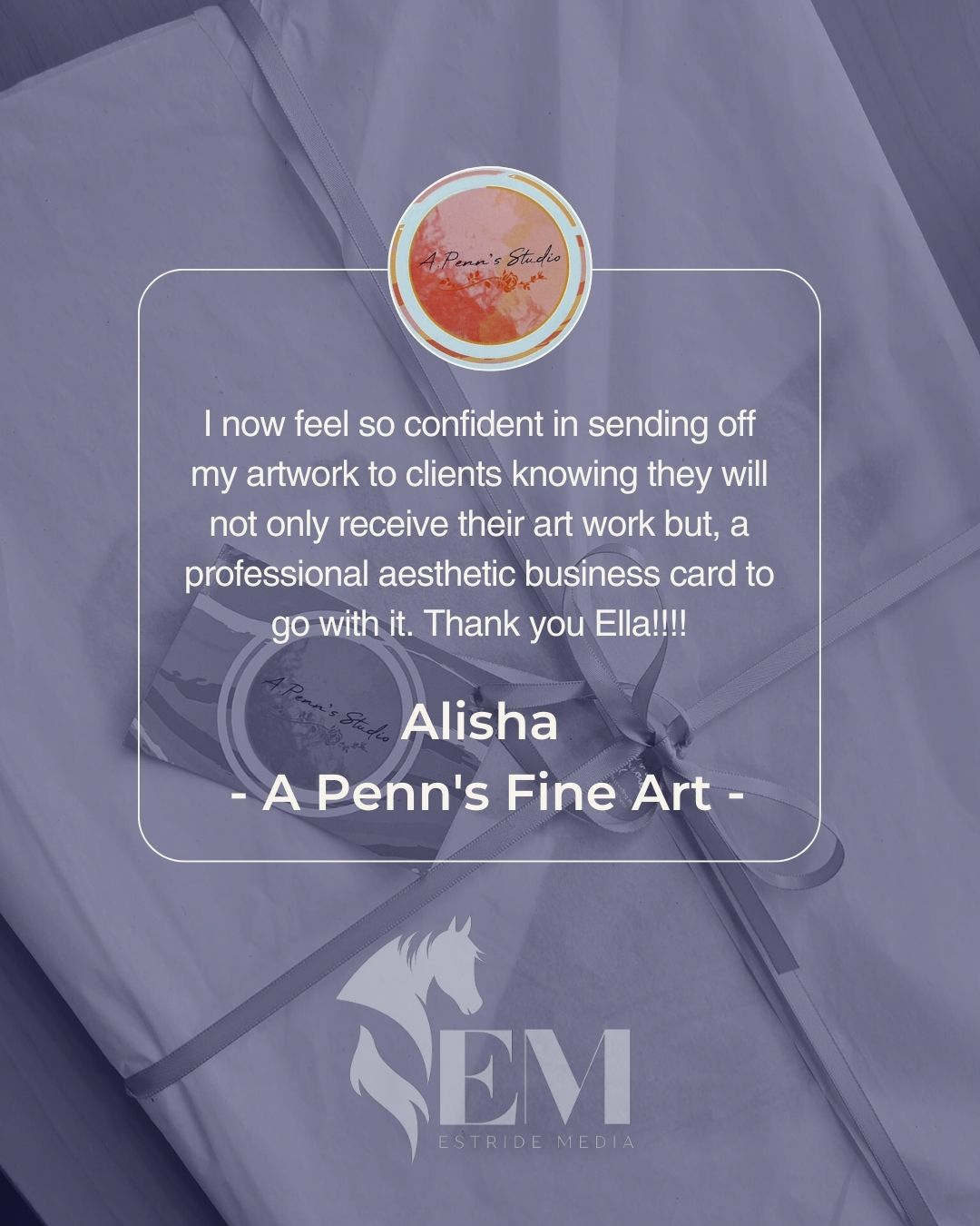 🌟 Shoutout to Alisha for this incredible feedback!
✨ I'm so lucky to be able to continue working with Alisha on her incredible business🥰 If you're looking for a seriously impressive portrait done of your 4 legged family members head over to Alisha's page A.Penn’s Fine Art
🎯 Seeing artists and equestrian businesses thrive is what it’s all about!
👉 If you’re ready to elevate your brand, shoot me a message — let’s make some magic! ✨
#ClientLove #EquestrianBranding #HorseBusiness