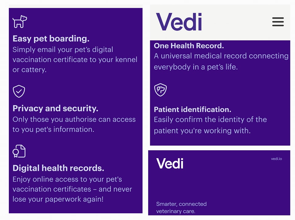 Moving with the times!
No need to worry about losing your vaccination certificate for the kennels / cattery!!
With Vedi, your pet's vital information is locked to their microchip – so it goes wherever they go!
#vedi #bendigomobilevet #loveourpatients #fearfreecertified #bendigovets #DrMandyVet #Bendigopetvets #DrMandy #ThePeoplesVet