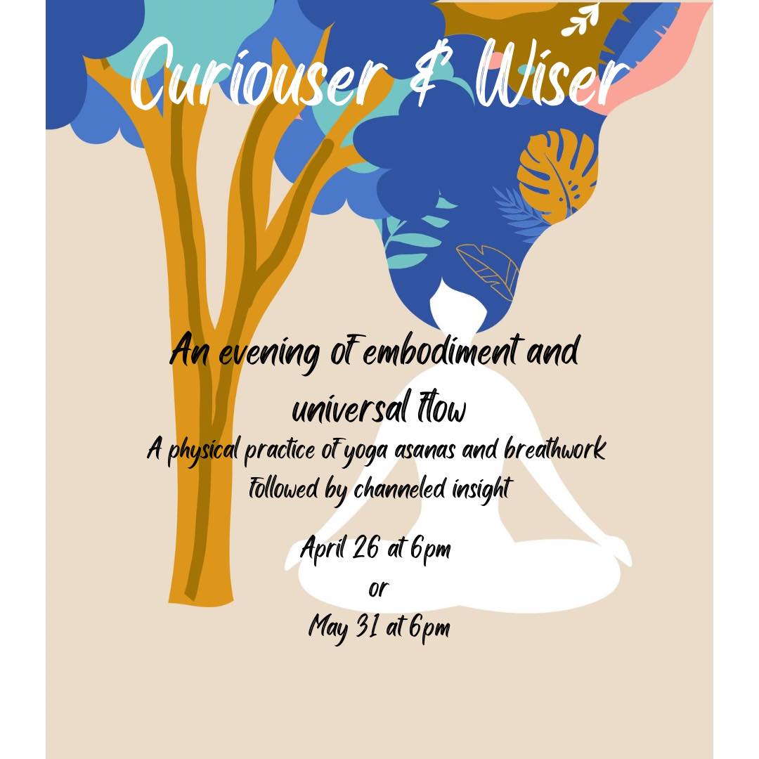 Last chance to join Kristina and me Saturday evening at 6pm for an evening of tuning in to yourself and connecting with the energy around us. I will lead us through a gentle, grounding yoga and pranayama practice, which will be followed by a guided meditation and channeling led by Kristina. Get comfy to settle in and explore the deep recesses of your body in preparation for Sunday’s new moon 🌑
#comehometoyoursoul #healthybodyhealthymind #comehometoyourself❤️ #healthybodyandmind #healthybody #takeadeepbreath #comehometoyourroots #welcomehome #healthybodyhealthymindhealthysoul #comehometoyourself #healthybodyhappymind #justbreathe #comehometoyourbody #comehometoyourheart