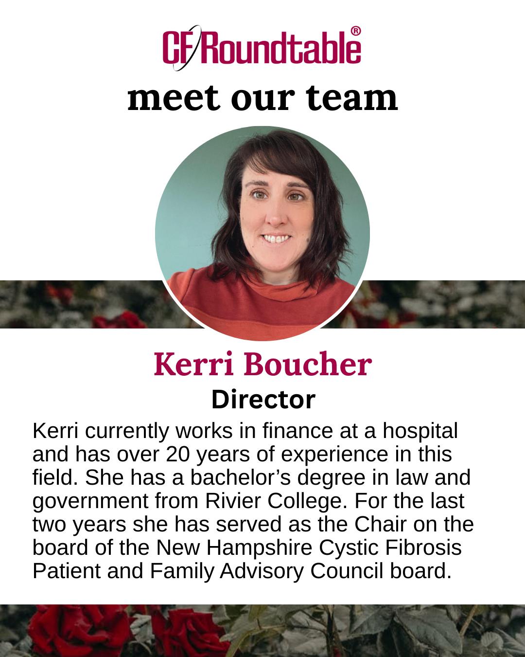 🎉USACFA is excited to announce our newest board member, Kerri Boucher!
Outside of all her professional achievements, she is passionate about connecting with and advocating for the CF community. She has been married for over 20 years and has two dogs, Charlie and Daisy.
🎉We are excited and thankful to have Kerri on our board!
If you are interested in becoming a board member, please leave a comment or DM for more information!
#CFawareness #cf #cysticfibrosis #chronicillness #cfawareness #cfroundtable #usacfa #cfwarrior #cfroundtable