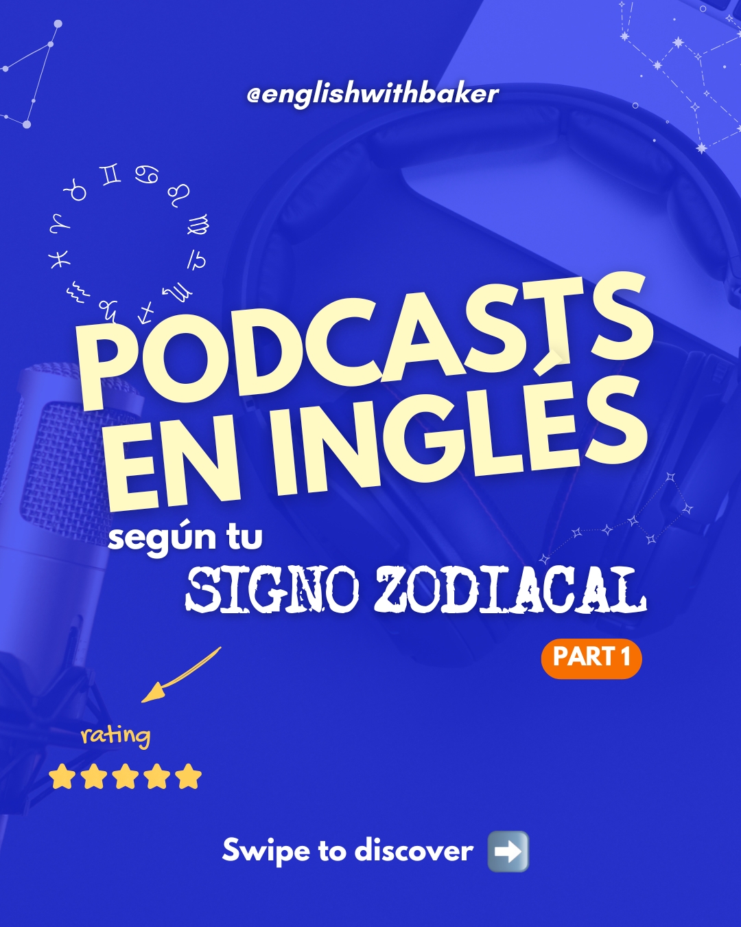 Qué signo eres y te diré qué podcasts puedes empezar a escuchar.🎧✨ PARTE 1
¿Si te dijera que puedes comenzar según tu signo zodiacal? 🔮 Porque... let's be honest!... la astrología es infinitely better cuando realmente te identificas con lo que escuchas. 💫
♈️ Aries / Aries
♉️ Taurus / Tauro
♊️ Gemini / Géminis
♋️ Cancer / Cáncer
♌️ Leo / Leo
♍️ Virgo / Virgo
♎️ Libra / Libra
♏️ Scorpio / Escorpio
♐️ Sagittarius / Sagitario
♑️ Capricorn / Capricornio
♒️ Aquarius / Acuario
♓️ Pisces / Piscis
¿Quieres empezar a usar podcasts como tu mejor aliado para entrenar el oído?
Escribe PODCAST en los comentarios y te mando mis mejores tips para aprender y practicar inglés haciéndolos parte de tu rutina.
Y sígueme para sonar cada vez más... riveting 😌🎧
#listening #podcast #aprenderinglés #inglés #englishtips #learnenglishonline #englishwithbaker #listeningpodcasts #zodiacsigns #englishzodiac #astropodcasts #canvaméxico