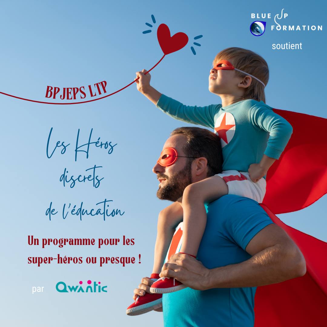 🌟 Valorisons le BPJEPS LTP avec les Héros Discrets de l'Éducation ! 🌟
Un programme porté par @Qwantic qui s'intègre au BPJEPS LTP à Marseille.
Chez Blue Up Formation, nous soutenons les animateurs, éducateurs, et professionnels de la petite enfance qui relèvent chaque jour le défi éducatif ! 👶🎨
🎯 L'ambition de Qwantic pour les 3 prochaines années à travers ce programme : Former 6 000 Héros Discrets pour qu'ils puissent exceller dans leurs rôles et bâtir des carrières solides aux côtés des employeurs du secteur ✨
🎓 Le programme de formation :
Articulé autour de 4 briques essentielles :
-Développer sa posture professionnelle
-Créer et accompagner des expériences éducatives
-S’inspirer de ressources pédagogiques innovantes
-Construire sa carrière et valoriser ses compétences
s'intègre au BPJEPS LTP que nous co-portons avec @qwantic.
Ensemble, construisons un avenir prometteur pour les héros de l'éducation ! 🌟📚
Prochaine rentrée le 14 octobre 2024 au 10 octobre 2025 !
#BlueUpFormation #Hérosdiscrets #Éducation #Animation #Petiteenfance #Formation #BPJEPS #Innovation #soutien