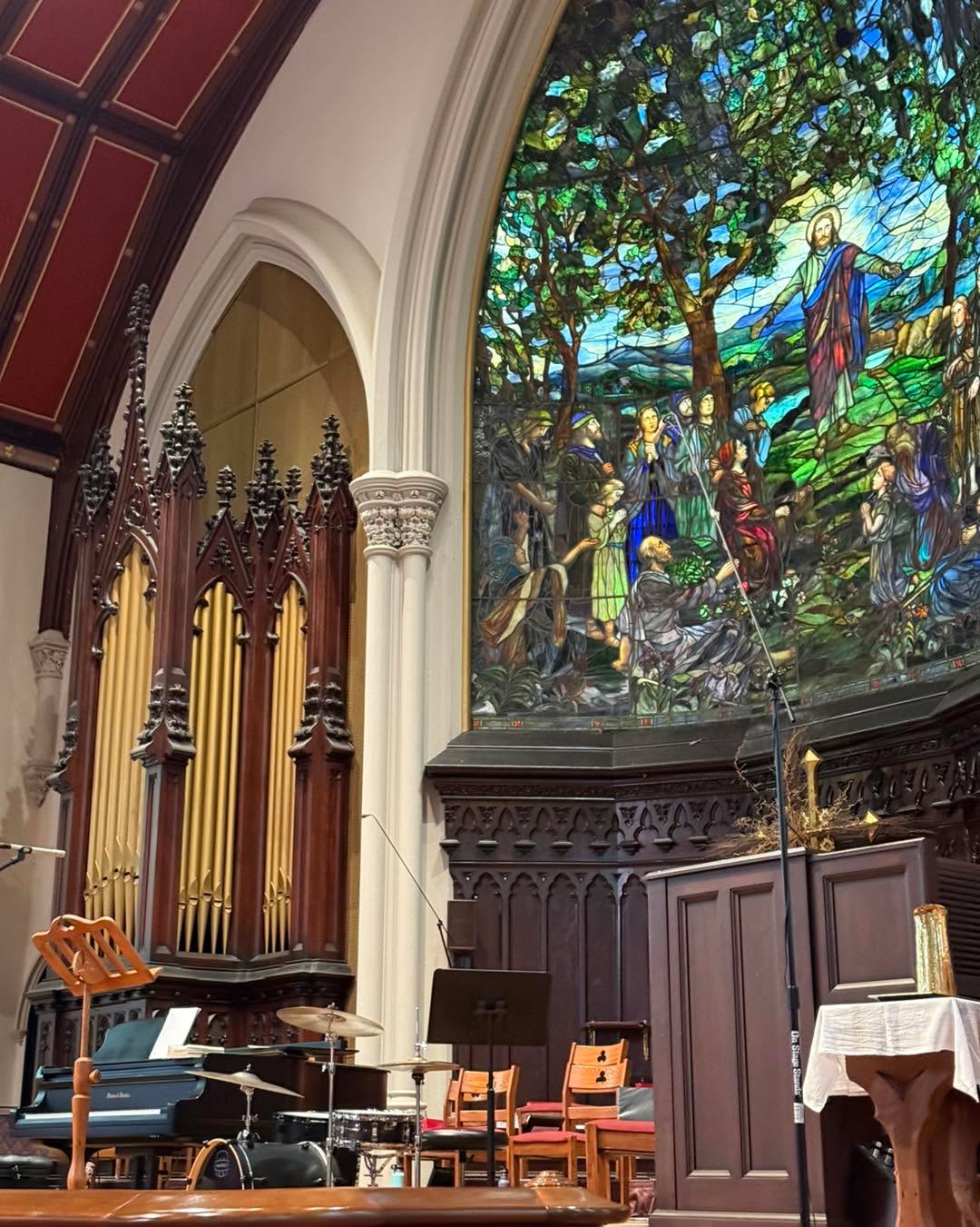 Morning service here at Grace UMC in Wilmington!