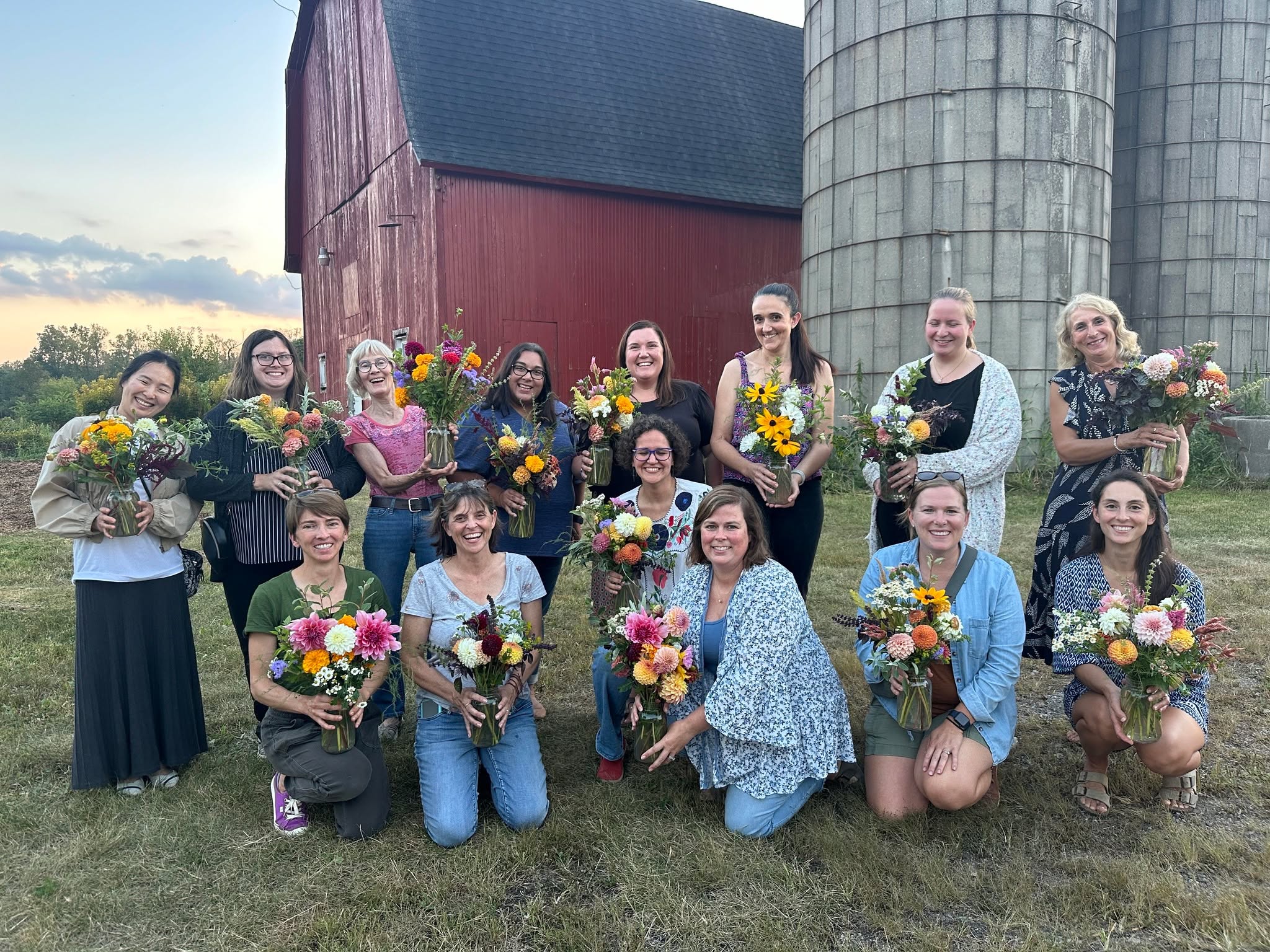 Our Floral Design workshop at Raindance Organic Farm was a blast. Thank you so much, Raindance Organic Farm, for hosting us and making the event a huge success!