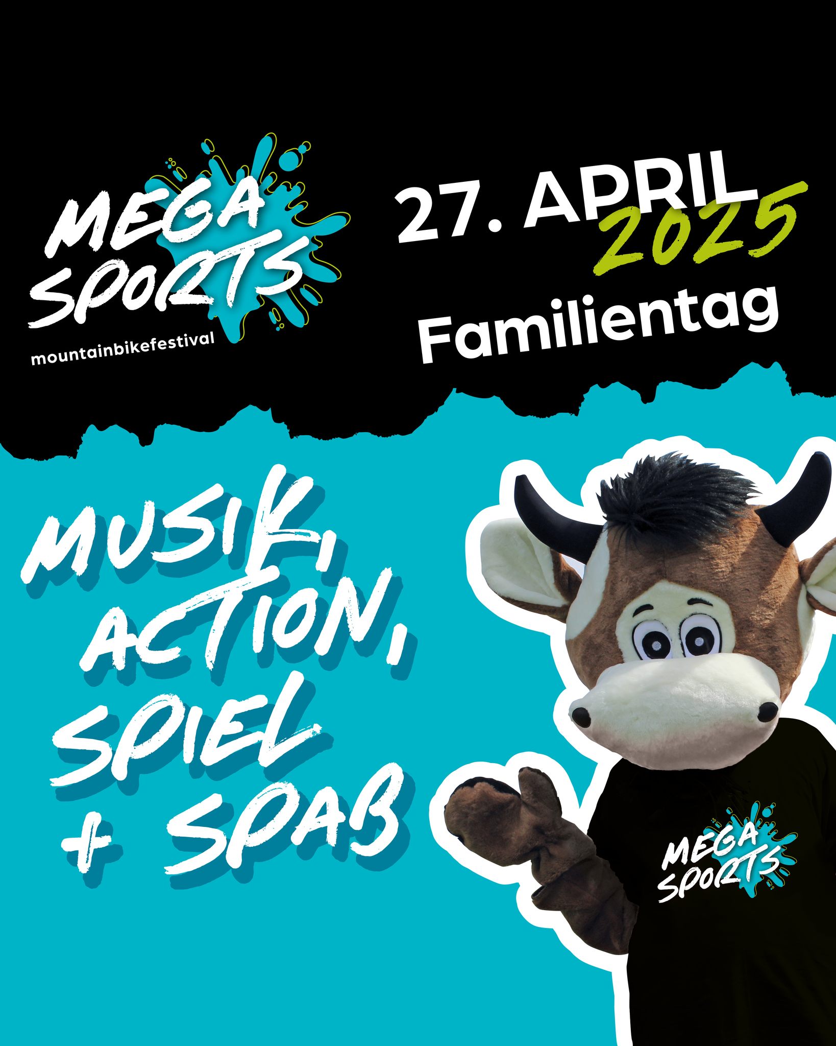 Lust auf Action & Spaß mit der ganzen Famile?
Die Wettervorhersage sieht gut aus ☀️
Kommt vorbei und genießt einen tollen Tag auf dem Mega Sports Mountainbikefestival!
Was erwartet Euch?
➡️ XXL Minions Abenteuerpark
🔨 Hau den Maulwurf
👹 Teufelsbalken
🎶 FUX Mitmach-Show @fuxmusic
🫧 Seifenblasen-Show
... und vieles mehr
Schaut am Sonntag den 27. April im MEGA Action Park vorbei - präsentiert von A. Menshen 🤩
#megasports #megaactionpark #familientag