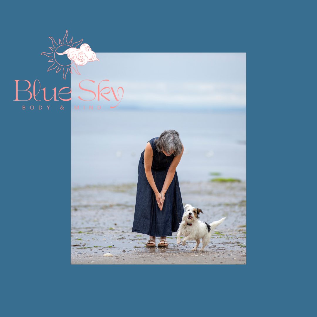 Last Saturday I had the best morning having my photos taken by Caroline, with close supervision from wee Toby who kept me on my toes. And look at the beautiful soft blues in the sky and the water - so much for my angst about the weather.
A few years ago I would have been so critical of any photos where I looked anything less than perfect (in my eyes of course) but in my Second Spring I'm happily, authentically, me - silver hair, laughter lines and all. I can't wait to share more of the photos with you....new website and social posts are on their way.
Thank you @carolinetrotterphotography for such a wonderful day.