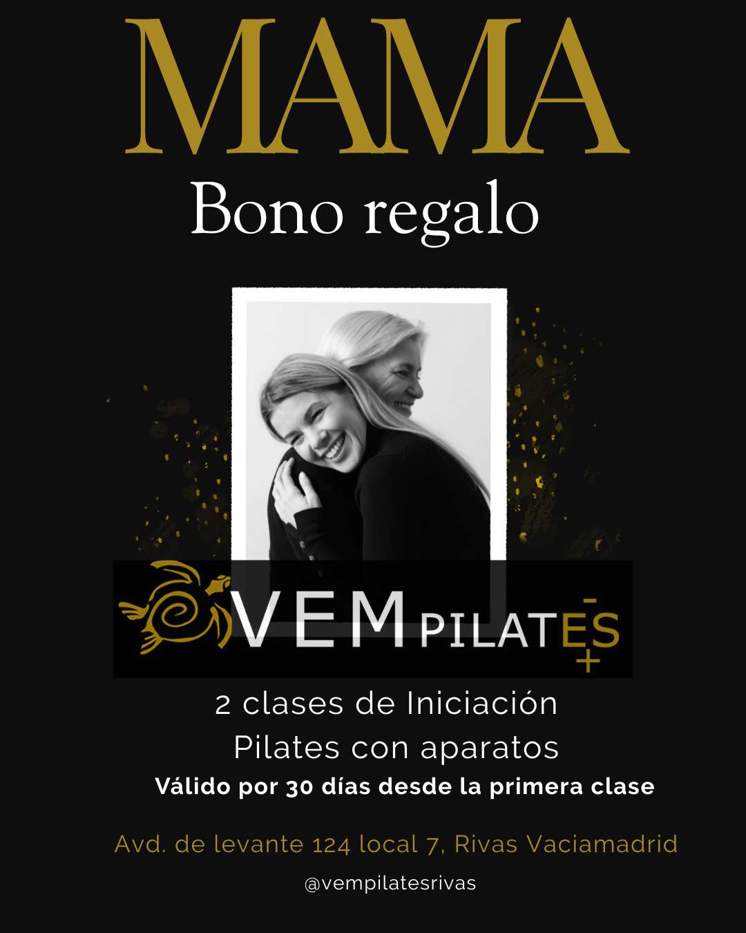 ¡Regala bienestar a mamá, DOMINGO 4 DE MAYO -Día de la Madre!
En VEMPILATES queremos celebrarlo contigo y por eso vamos a regalar
1 BONO de 2 clases de iniciación de Pilates con aparatos 💫
👩👧 ¿Queréis participar? Es muy fácil:
✅ Comenta este post contándonos por qué tu madre (o tu si eres madre 💕) se merece este regalo
✅ Comparte esta publicación en tus historias mencionando a @vempilaresrivas
✅ (Opcional: Seguimos si todavía no lo haces 😉)
📅 Tenéis tiempo hasta el 3 de Mayo
🎉 Anunciamos ganador/a el día 5 de mayo
Pilates con aparatos en grupos reducidos (máx. 6 personas), en Rivas Vaciamadrid.
¡Porque el mejor regalo es el bienestar!
#PróximaApertura #PilatesStyle #PilatesWorkout #Pilates #VEMPILATES #pilatesfitness #PilatesFuncional #PilatesReformer #PilatesParaTodos #pilates #PilatesConMáquinas #PilatesMovement #RivasVaciamadrid #reformerpilates #PilatesLovers #PilatesBody #PilatesTraining #SaludYMovimiento