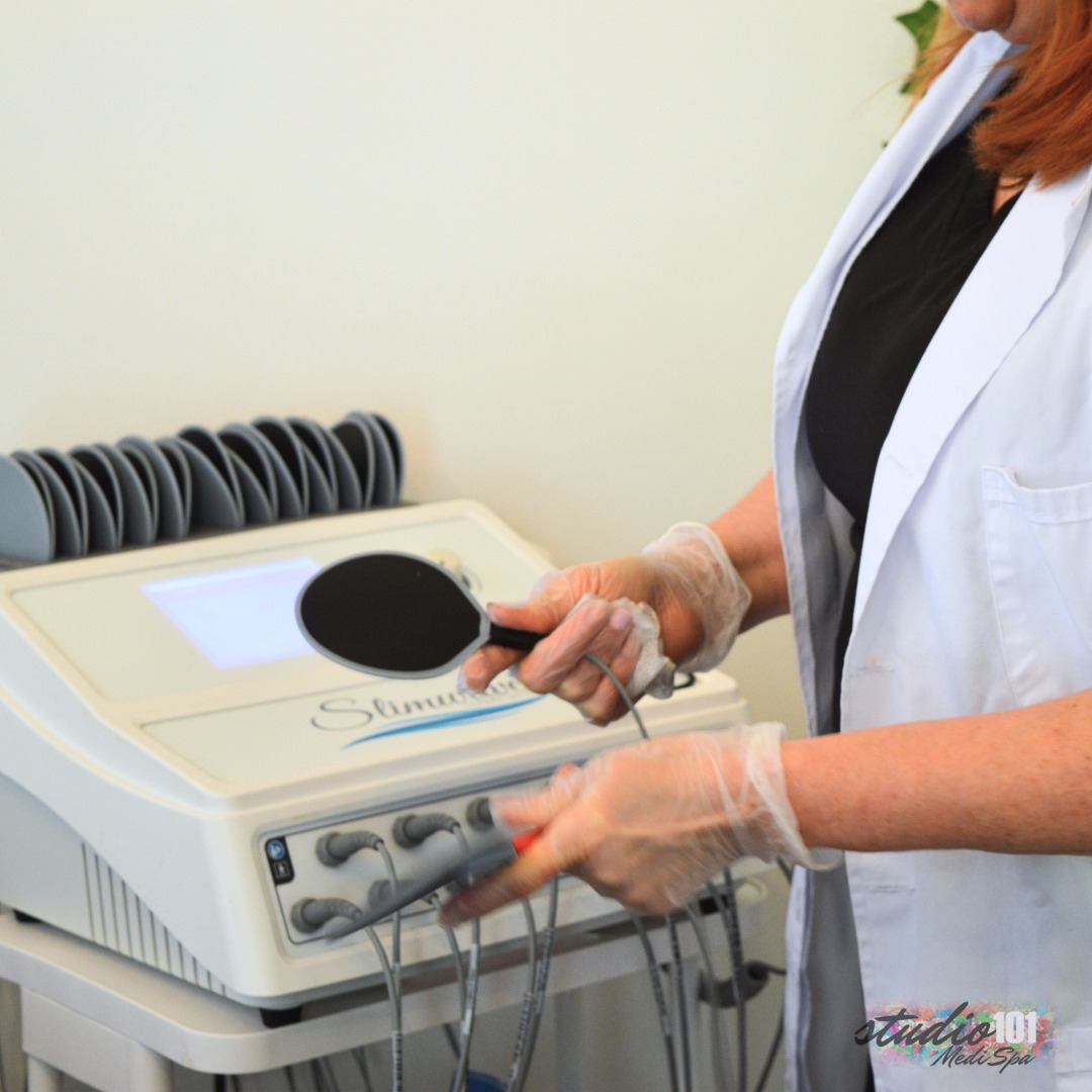 SlimWave has quickly become a favourite here at Studio101!
Clients results and positive feedback have been overwhelming, with many praising its effectiveness and the incredible transformations they've experienced.
Thank you for choosing Studio101; we look forward to continuing to help you achieve your wellness goals and your best self!
#Studio101medispa #slimwave #selfcare