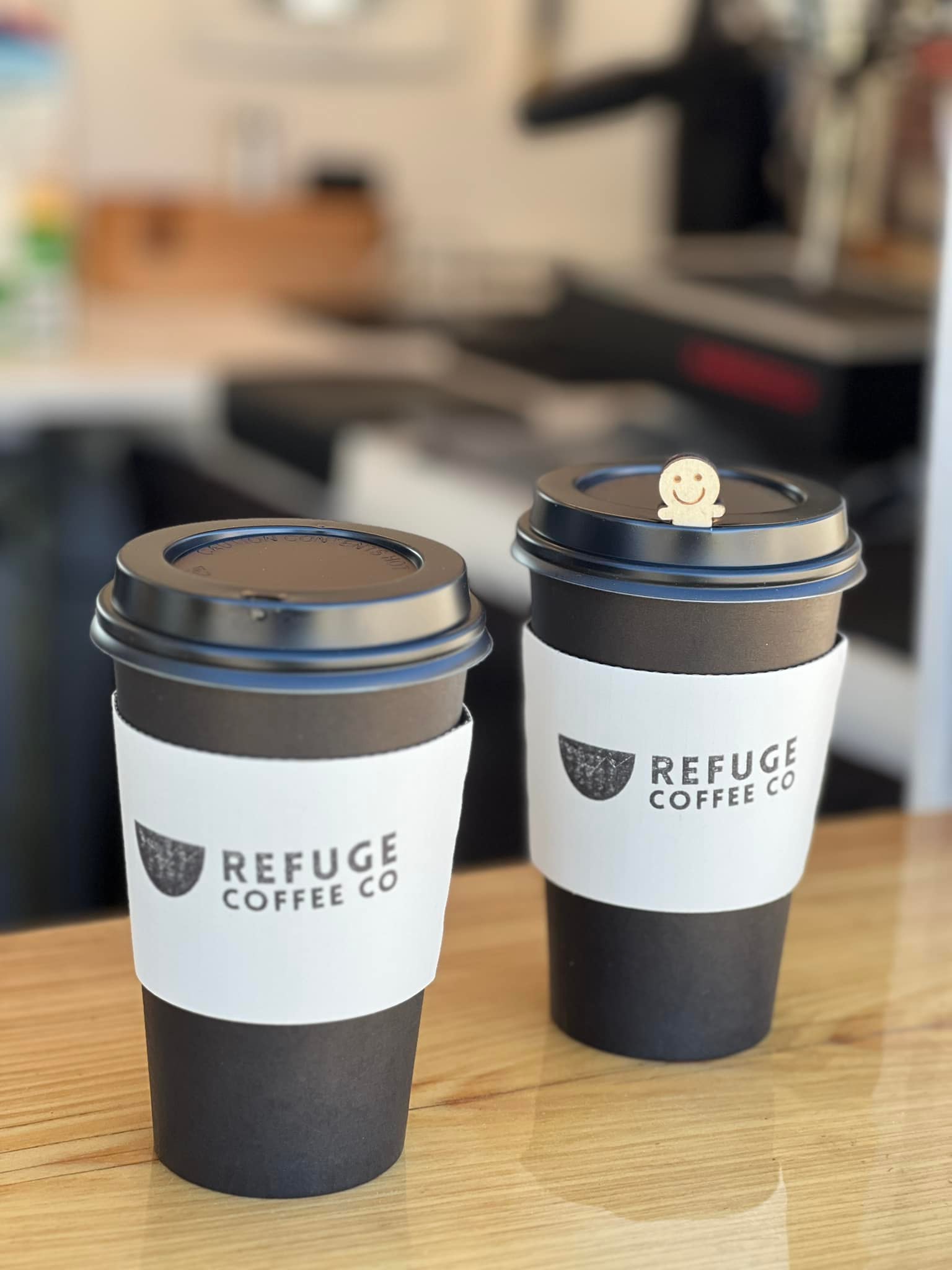 Refuge Coffee Co-Best little coffee truck in the area!
Had a delicious Mocha latte and Flat White for the hubby- thumbs up Adam Neal and Kaitlin Neal!!💕☕️