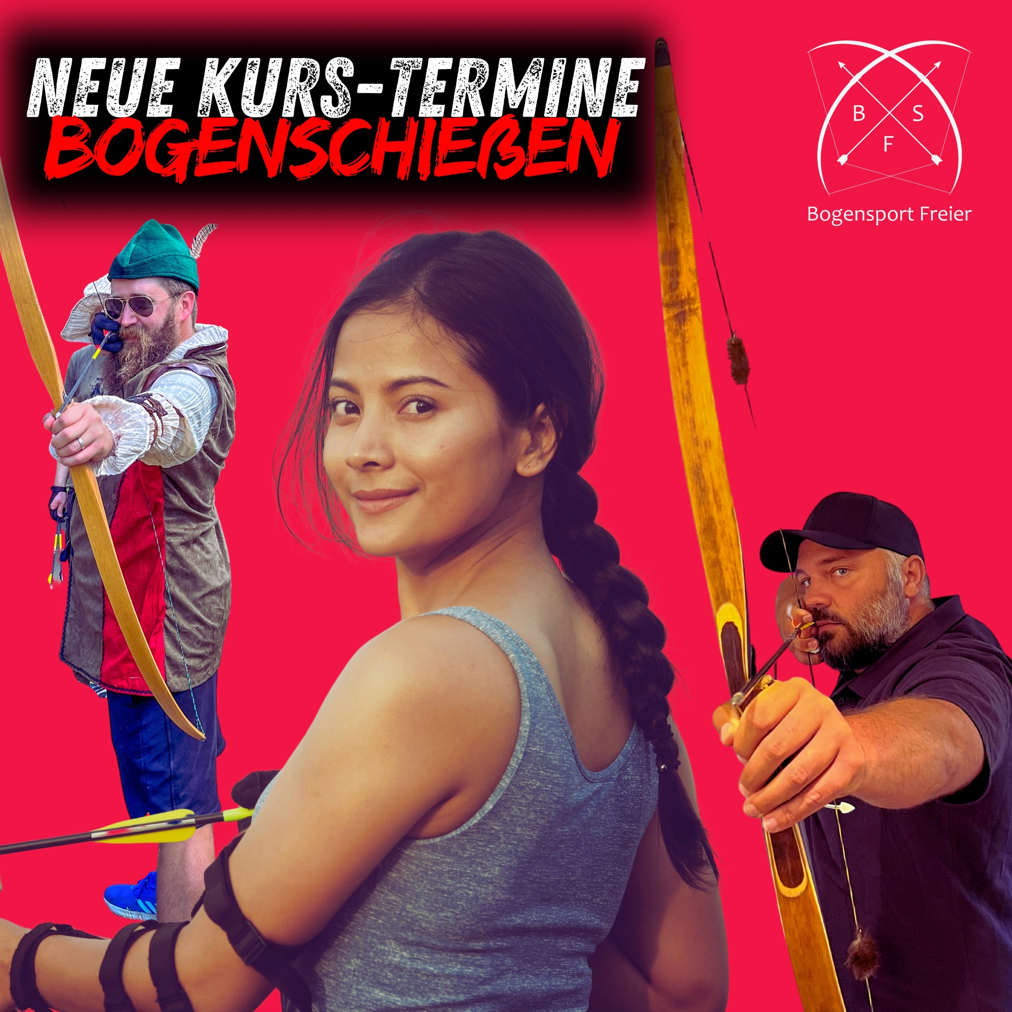 🔥 Zeit für ein neues Abenteuer 🔥
🔵 Die neuen Kurs-Termine sind online 📲: https://www.bogensport-freier.de/kurse-bogenschiessen-wuerzburg 🎯
Wir freuen uns auf euch 🏹
Euer Team von Bogensport Freier 🎯
#würzburg #bogenschießen #teamevent #sportkurs #firmenevent #mainfranken