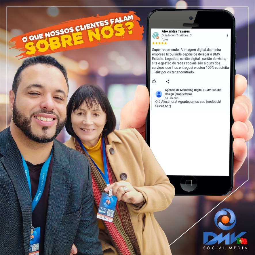 Depoimento de nosso cliente, empresa de organização de eventos em Portugal. Criação de toda identidade visual e website!👏🚀
#marketingdigital #socialmedia #designgrafico #identidadevisual #dmvestudiodesign #eventos #empreendedor #negocios #dmvsocialmedia #azulseu