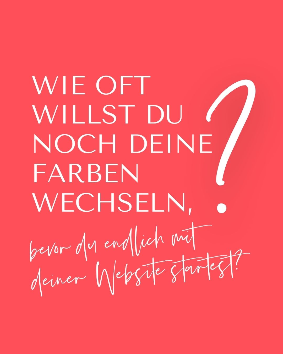 Du willst endlich raus aus dem ewigen Website-Chaos?
Weg von Schriftart-Shopping, Farben-Raten und dieser nagenden Stimme im Kopf:
„So kann ich mich doch nicht zeigen…“
Dann lies diesen Post.
Er könnte der Anfang von allem sein.
✨ Bau dir deine Website ist mein Kurs für Selbständige, die wissen:
Ich will nicht mehr basteln. Ich will sichtbar sein.
Nicht irgendwann. Sondern bald. Schritt für Schritt. Klar. Stark. Und ganz ich.
💬 Schreib „JETZT“ in die Kommentare,
wenn du auf die Warteliste willst und dir den besten Preis beim nächsten Start sichern möchtest. (Keine Verpflichtung. Nur eine Möglichkeit.)
Du musst nicht alles alleine herausfinden.
Aber du darfst endlich entscheiden.
#baudirdeineWebsite #sichtbarkeitmitstrategie #onlineauftretenmitstil
#webdesignohneüberforderung #websitemitmenschlichkeit #endlichonlinegehen
#brandingfürselbstständige #websitediesichtbarverkauft
#expertinnensichtbar #klarstattchaos #sichtbaralscoach
#deinewebsitedeinweg #markemitwirkung #selbstgemachtaberprofessionell
#authentischsichtbar #magicbrandenergy