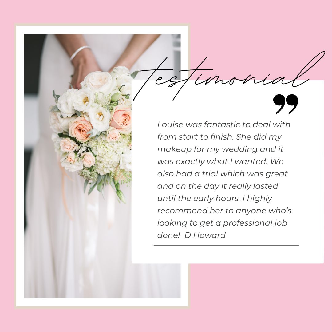 A recent review from a Bridal client of mine. If you are recently engaged 💍 and planning your wedding, get in touch to find out more about my Bridal packages. I love being a part of a Bride's wedding morning with all the excitement that it brings. ✨
#bridalmakeupartist #bridalmakeup #wicklowmakeupartist #dublinmakeupartist #leinstermakeupartist #bridetobe #bridalinspiration #bridalinspo #leinstermakeupartist #makeupartist #irishmakeupartist #irishbrides #irishbridalmakeupartist #makeupartistbray #weddingday #gettingmarried #weddinginspiration #motherofthebride #wicklow #elopementireland #engaged