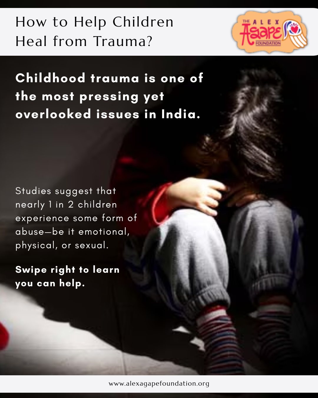 š Helping Children Heal from Trauma Starts with You š
Childhood trauma is a significant issue in India, impacting a substantial portion of the population, with estimates suggesting nearly every second child experiences sexual abuse or violence. This trauma can stem from various sources, including parental or family abuse, physical violence, emotional neglect, and even societal factors like caste and gender-based discrimination. The long-term effects of childhood trauma can be severe, affecting emotional, social, and cognitive development.
Children whoāve faced trauma need more than comfort ā they need consistency, compassion, and connection.
Here are 3 simple ways to help them feel safe, seen, and supported:
1ļøā£ Listen without judgment
2ļøā£ Offer routine and predictability
3ļøā£ Celebrate small wins
Every small act of love makes a big difference. š«
š Learn more or support us: https://alex-agape-foundation.danamojo.org/about-us
#ChildCare #TraumaInformedCare #SpecialNeedsSupport #AlexAgapeFoundation #DonateForChildren #VolunteerForACause