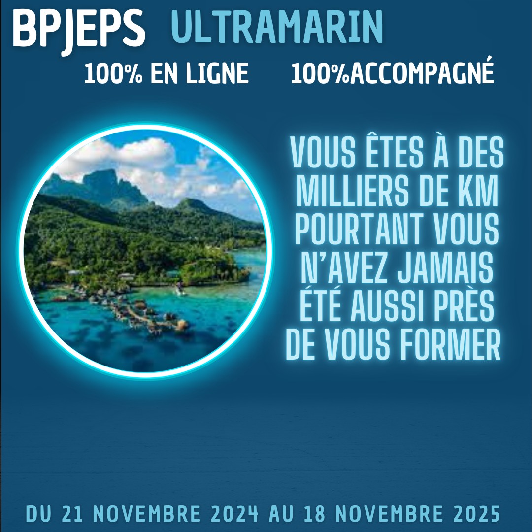 L'Accessibilité a été notre moteur créatif, le fondement même de Blue Up Formation. L'idée et l'enjeu de départ?
Rendre nos formations les plus accessibles possibles, n'importe où, n'importe quand.
Avec ce nouveau BPJEPS 100% en ligne, pour les territoires ultramarins; nous avons poussé au maximum les cerveaux créatifs de notre équipe pour une formation engageante, accessible et professionnalisante.
#projet #engagement #ambition #bpjepsltp