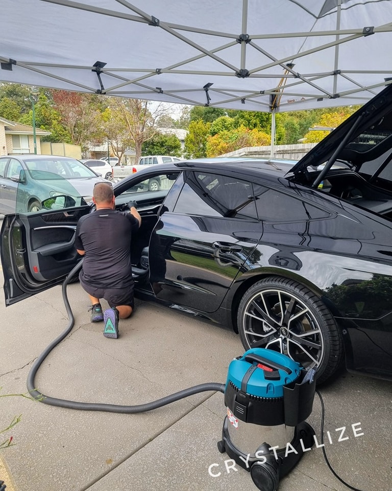 Bringing out the brilliance in this deep black Audi A7! From its sleek exterior to the luxurious leather interior, every inch has been meticulously detailed to perfection. A stunning ride deserves an equally stunning shine! 🚘✨
#CrystallizeMobileDetailing #AudiA7 #LuxuryDetailing"