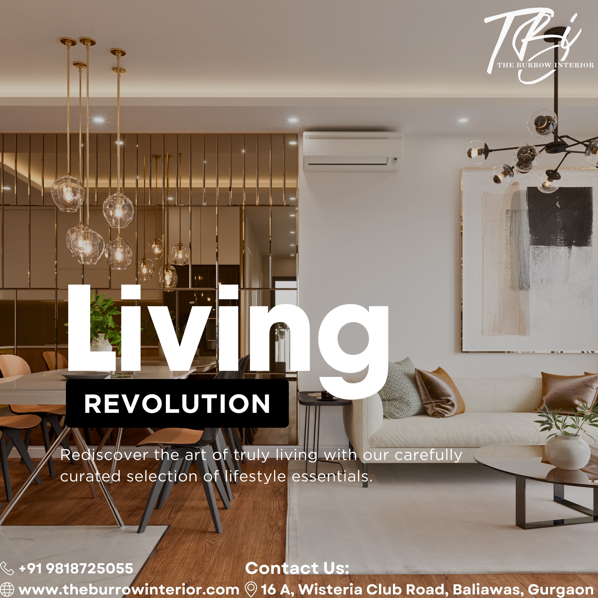 🏡 Designing Dreams, One Space at a Time 🏡
At The Burrow Interiors, we don’t just design spaces; we create stories. From cozy corners to luxurious living areas, every detail is crafted with care to reflect your style and personality. ✨
Let’s transform your house into a home you’ll love forever!
🔑 Ready to bring your vision to life? Book your consultation today and start your home makeover journey!
📞 +91 9818725055
🌐 www.theburrowinterior.com
📩 mitesh@theburrowinterior.com
#TheBurrowInterior #InteriorDesign #HomeDecor #DreamSpaces #ModernLiving #CozyVibes #StylishInteriors #HomeGoals #LiveBeautifully
#CuratedSpaces #TheArtOfInteriors #InspireToCreate #InteriorGoals #InteriorDesignServices #DreamHome #SpaceTransformation #HomeDecor #InteriorInspo #DesignYourSpace #PersonalizedInteriors