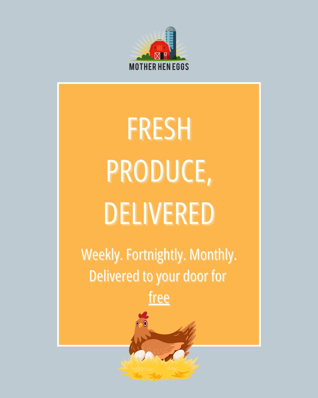 Want fresh eggs and seasonal produce without thinking about it?
We offer flexible subscriptions for:
🥕 Fruit & Veg
🍓 Berry Bundles
🥗 Salad Boxes
🥚 Eggs
🥚 Or the all-in-one Mixed Box (with 30 free-range eggs!)
✅ Free delivery
✅ No commitment
✅ Local, fresh, reliable
Visit our website or comment subscribe below and we’ll send you the link